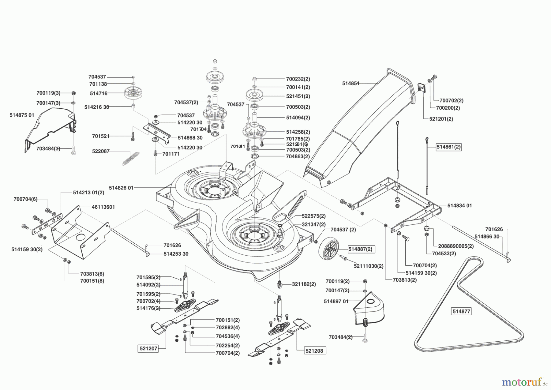 AL-KO Gartentechnik Rasentraktor T17-102 HD LUX HVC 05/2004 - 10/2004 Seite 5