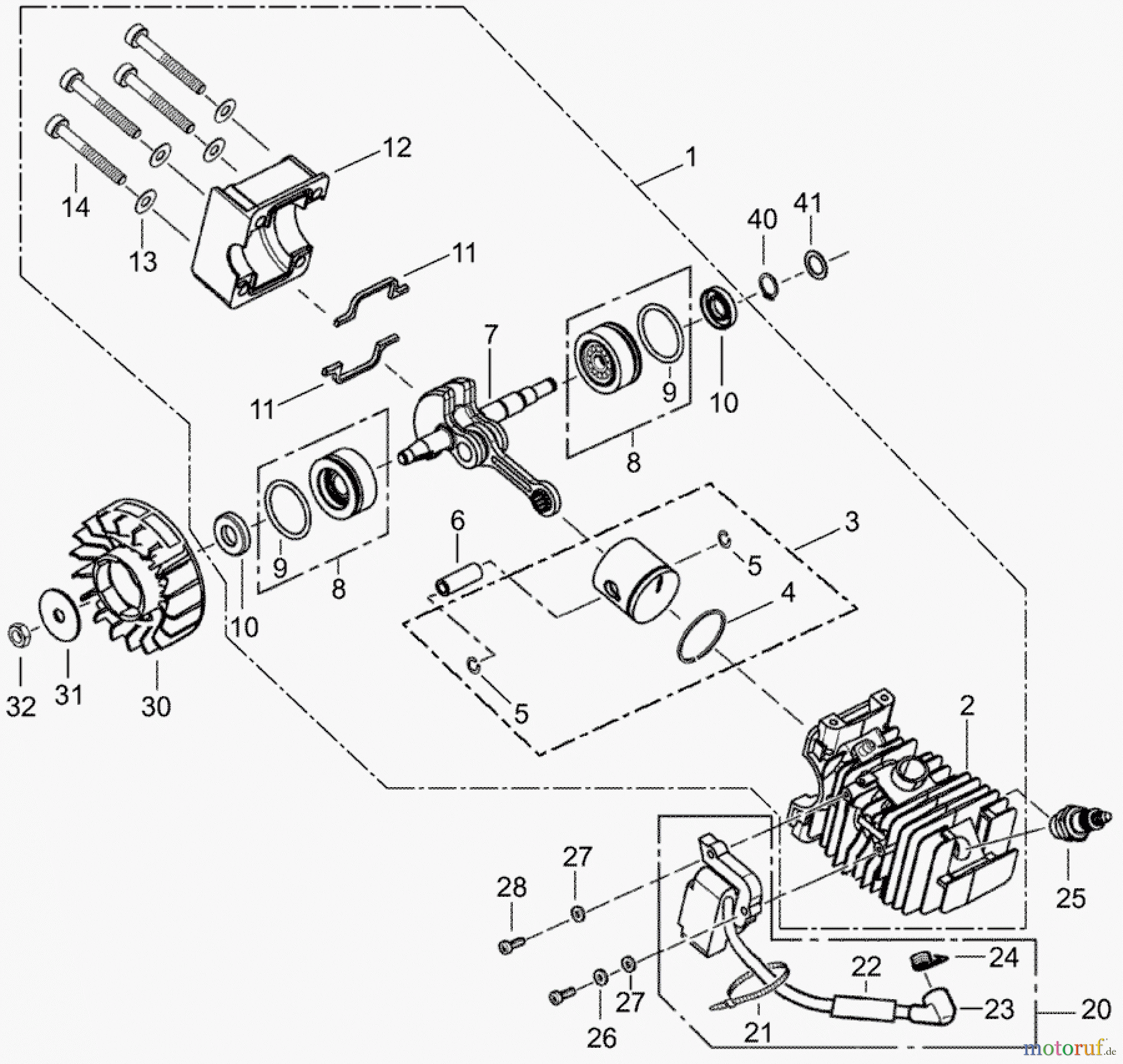  Solo by AL-KO Gartentechnik Kettensägen 637 ET 072004 Druck 9 637 700 07/2004 [SN: ET 072004 Druck 9 637 700] - 08/2007 [SN: S.Nr. 2734 ->;  82007 Druck 9 637 701] Seite 1