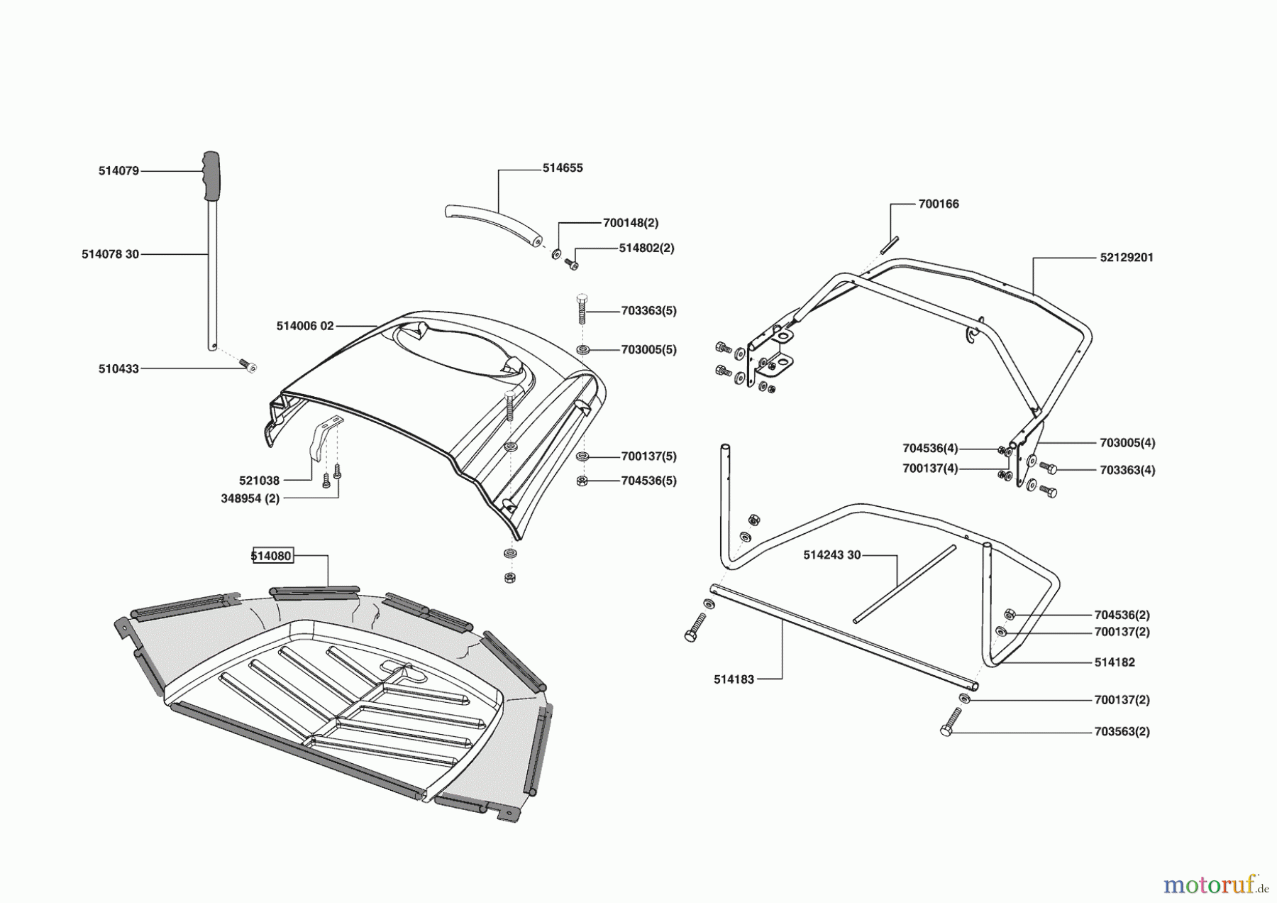 Concord Gartentechnik Rasentraktor T14-85 10/2004 - 03/2005 Seite 7