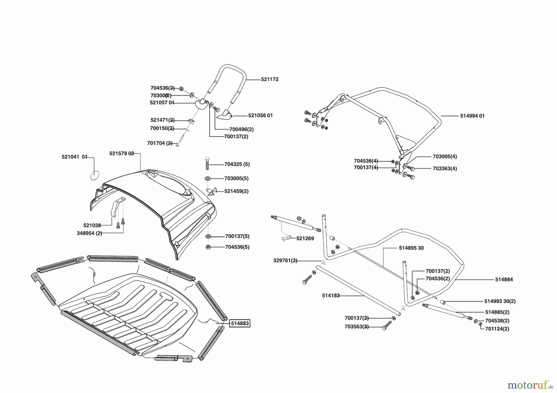 Concord Gartentechnik Rasentraktor T15-102 10/2004 - 01/2006 Seite 7