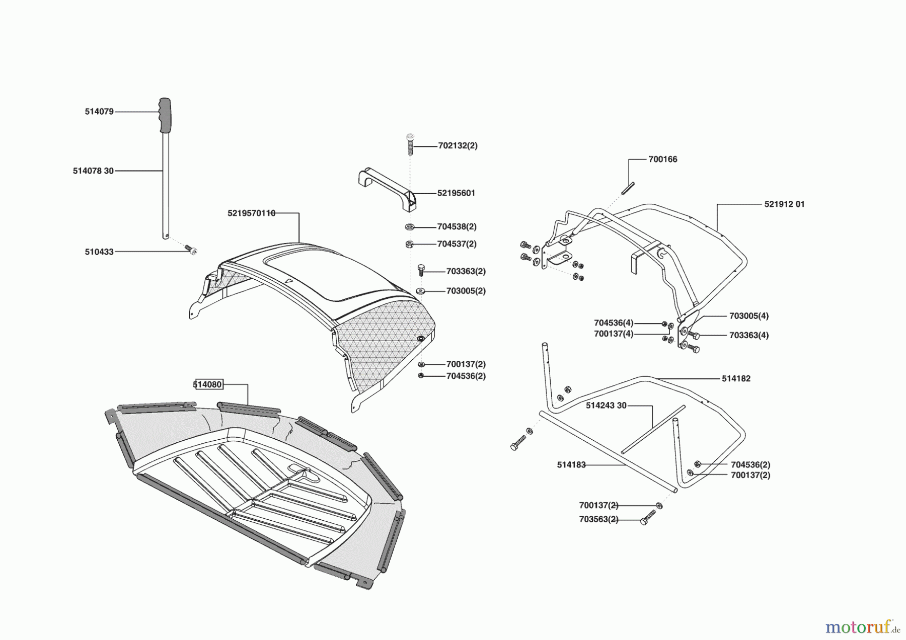 AL-KO Gartentechnik Rasentraktor Comfort T850 10/2004 - 08/2005 Seite 7