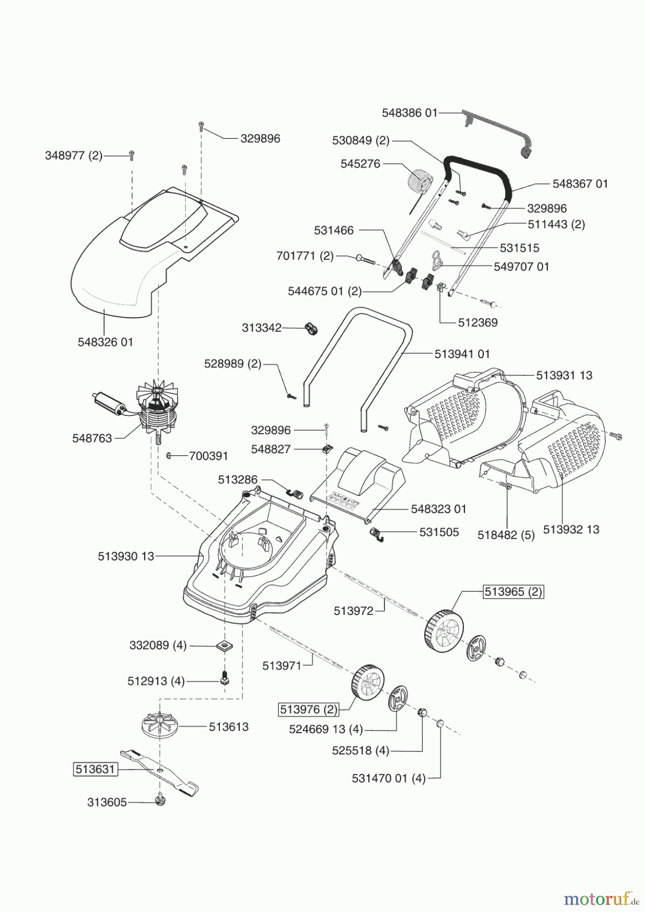  Mr. Gardener Gartentechnik Elektrorasenmäher 1438 P 11/2004 - 11/2005 Seite 1