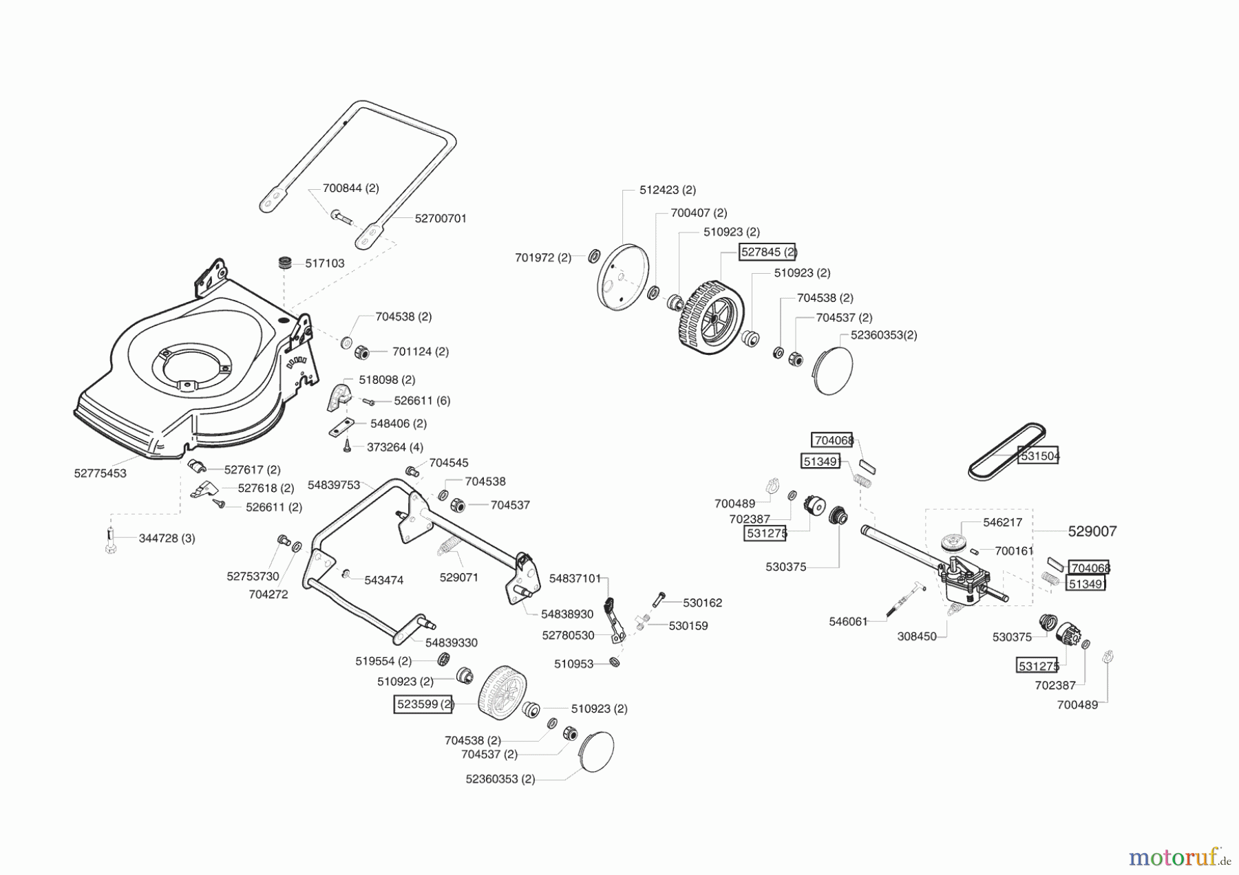 GARDENLINE Gartentechnik Benzinrasenmäher GLR 2 Seite 2