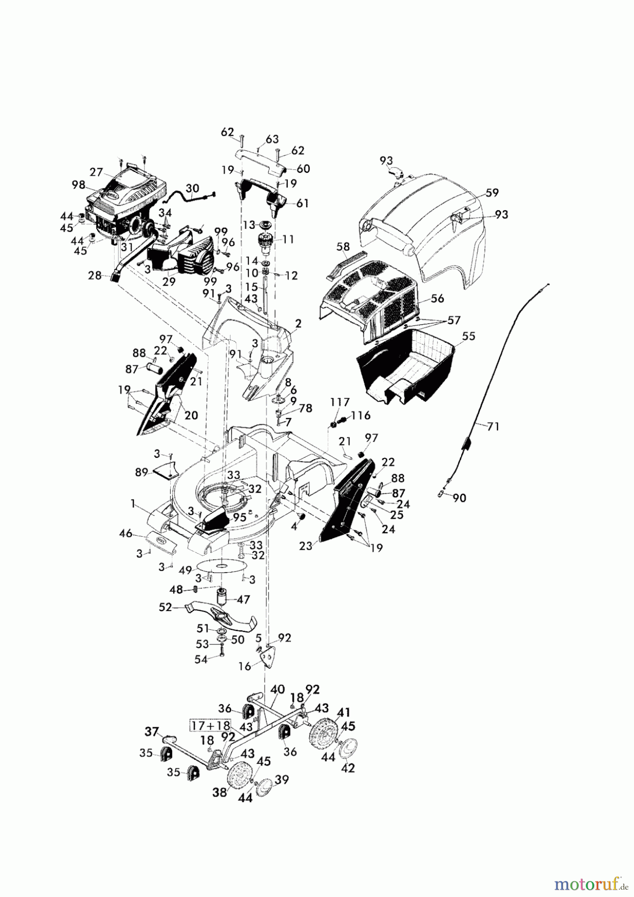 Brill Benzinrasenmäher Brillencio 41 B Seite 1