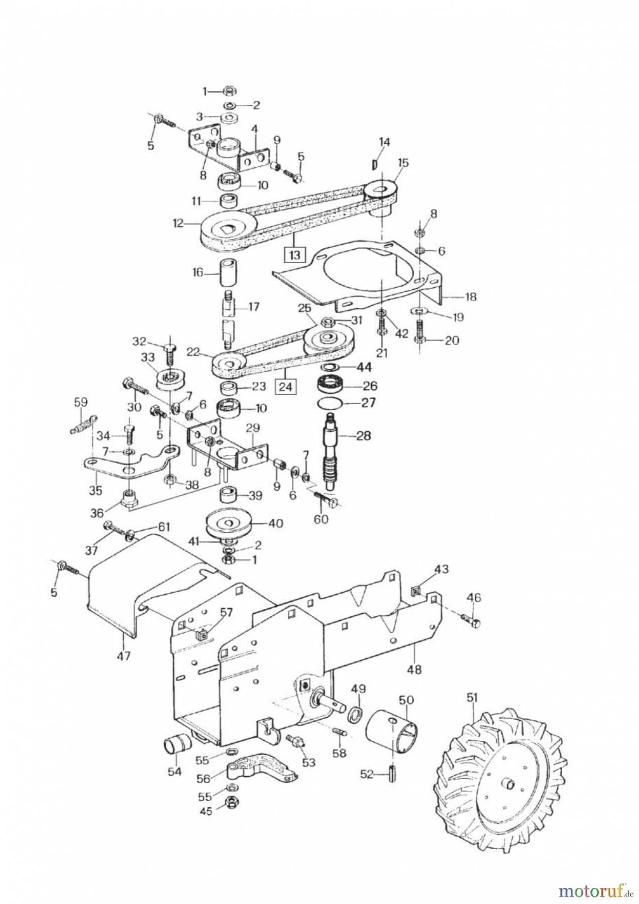 AL-KO Gartentechnik Balkenmäher BM 870/II ab 02/2005 Seite 2