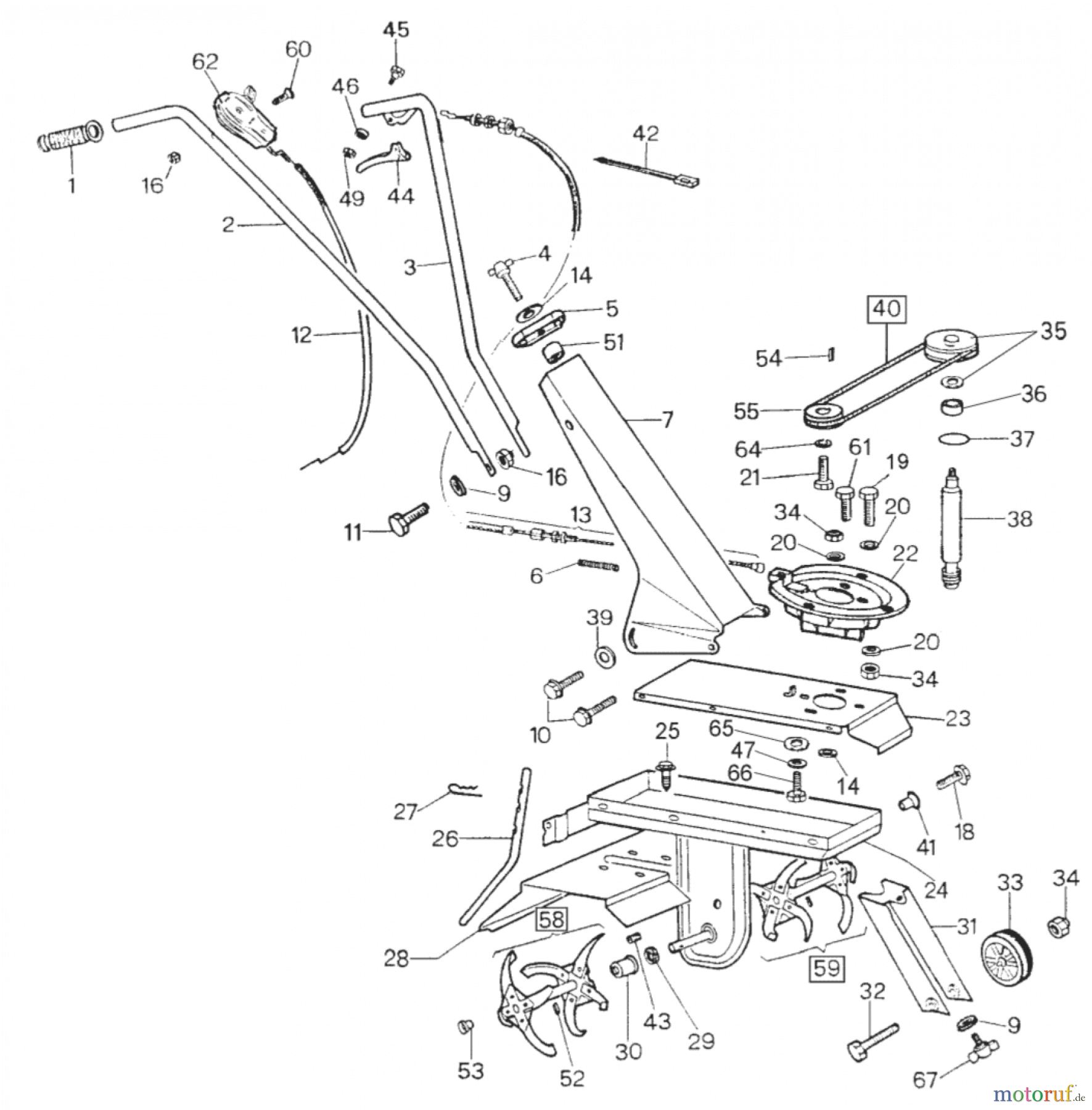  AL-KO Gartentechnik Motorhacken 350-4 ab 02/2005 Seite 1