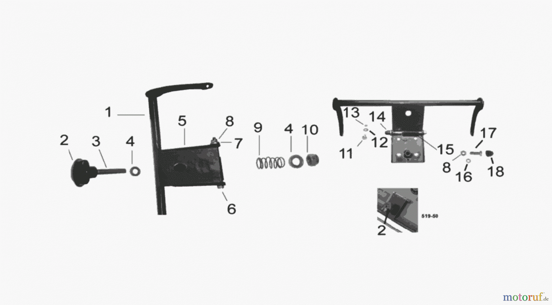  Solo by AL-KO Gartentechnik Vertikutierer 519 - 42 cm ET 122005 Druck 9 519 701 02/2005 [SN: ET 122005 Druck 9 519 701] - 05/2005 [SN: ET 052005 Druck 9 519 700] Seite 2