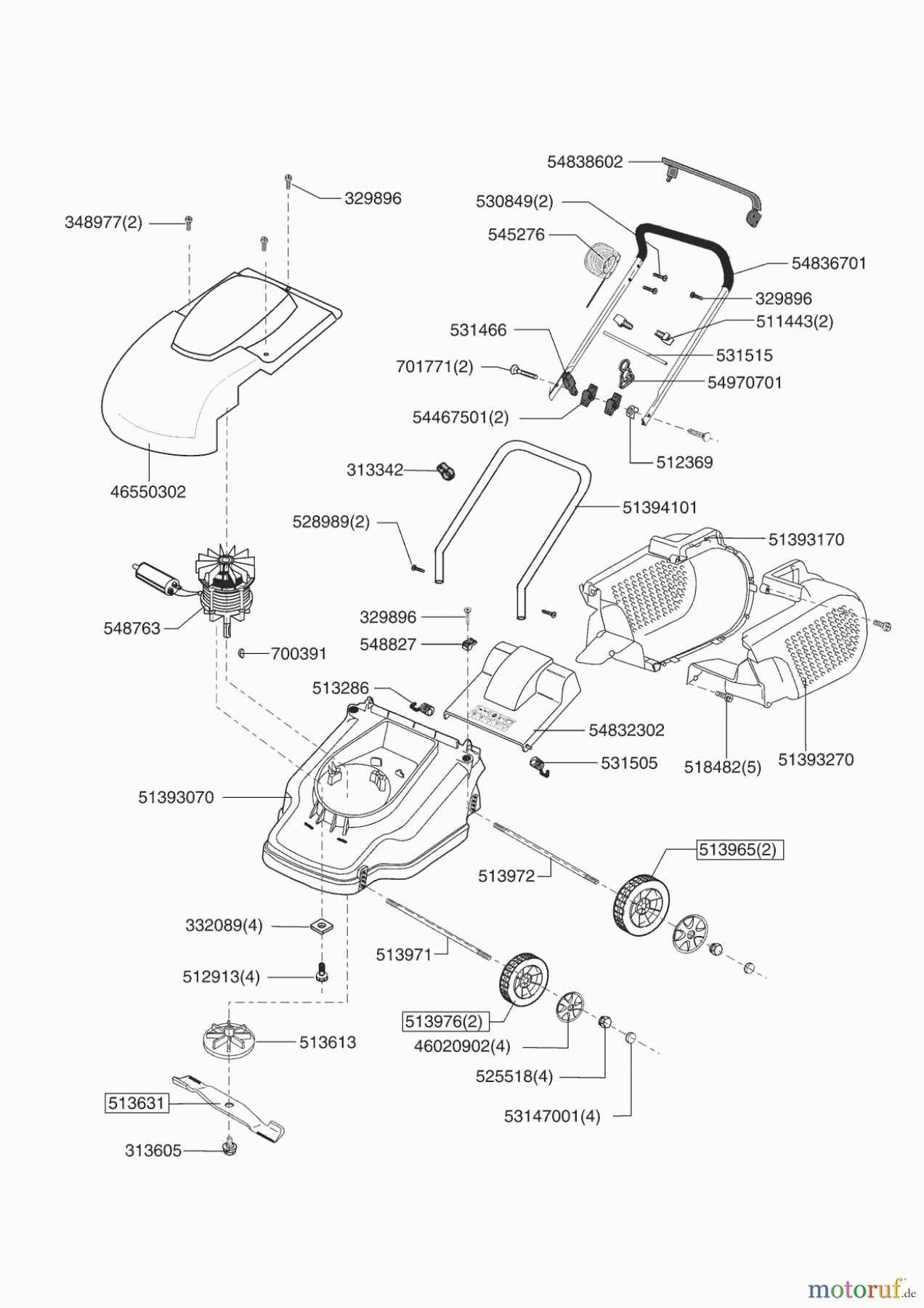 Euro Line Gartentechnik Elektrorasenmäher EC 3800 E 03/2005 Seite 1