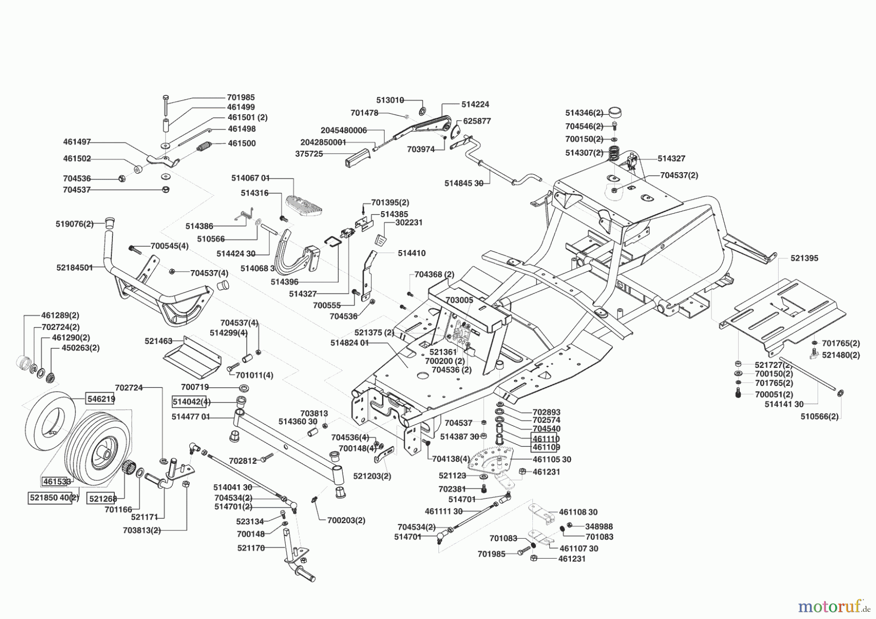 Concord Gartentechnik Rasentraktor T14-102 Masport 04/2005 - 07/2005 Seite 2