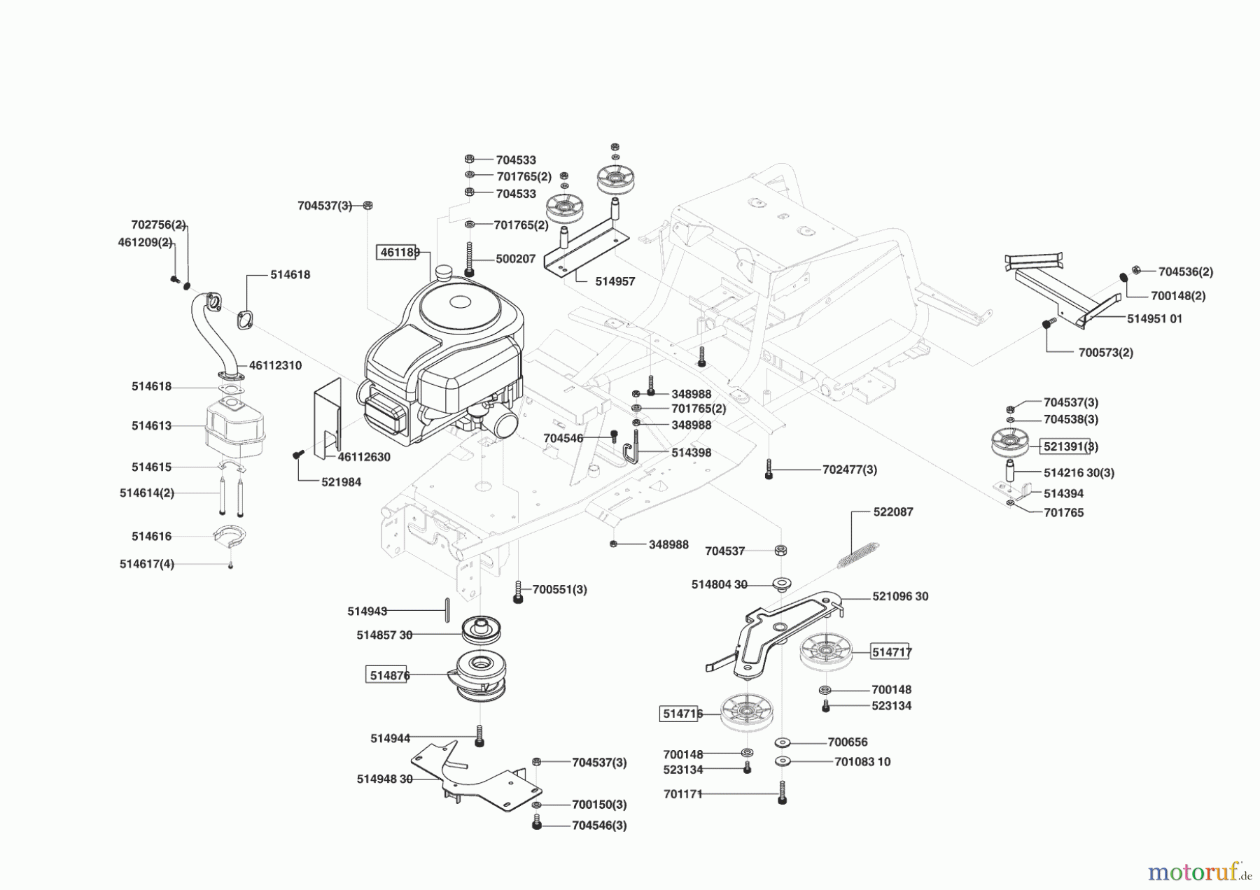 Concord Gartentechnik Rasentraktor T14-102 Masport 04/2005 - 07/2005 Seite 4