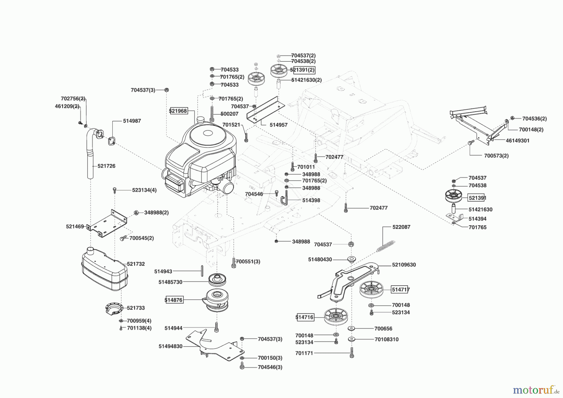 AL-KO Gartentechnik Rasentraktor COOPER T16-102 SP-H 06/2005 - 10/2007 Seite 4