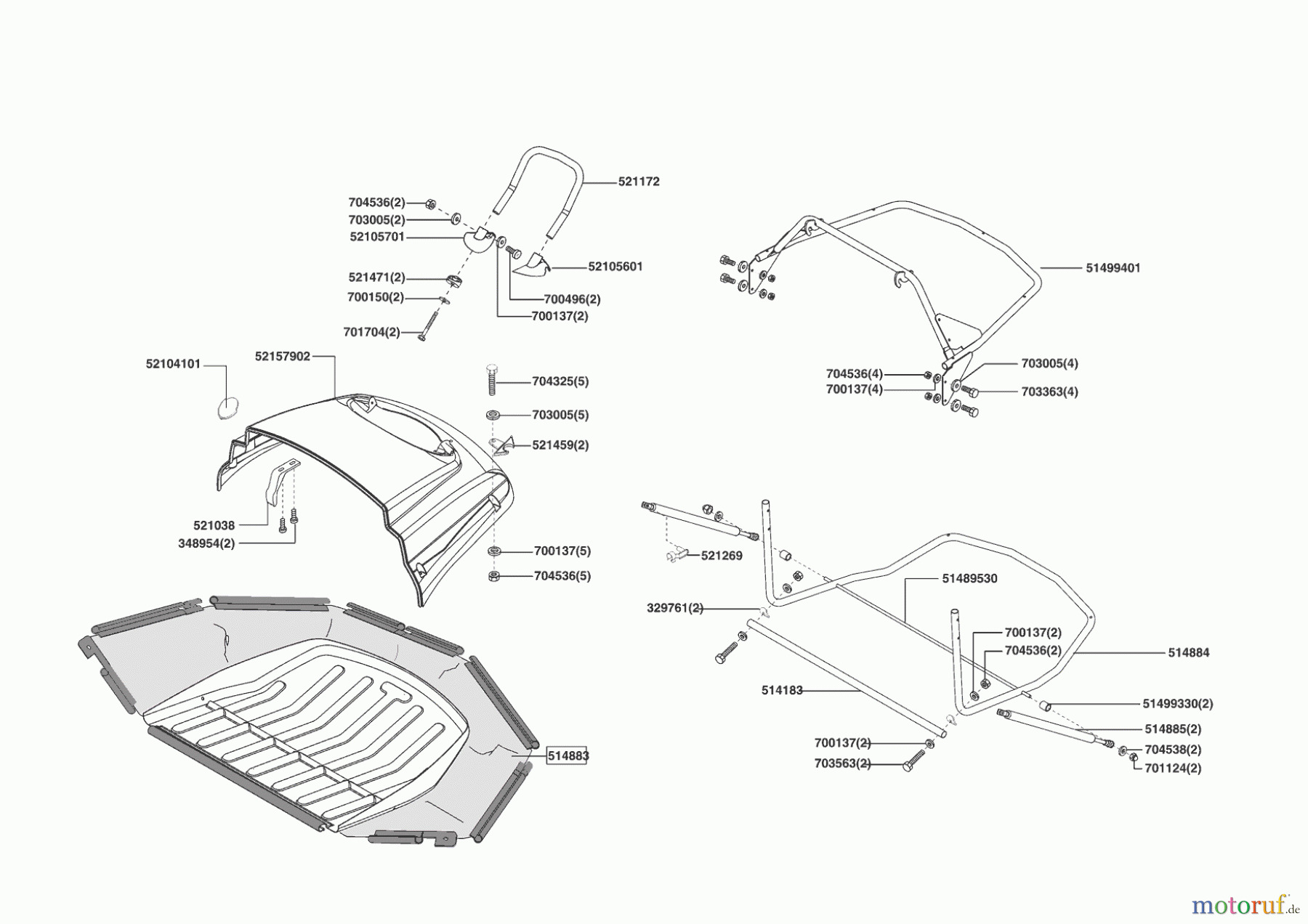 Concord Gartentechnik Rasentraktor T15-102 HD 07/2005 - 06/2007 Seite 7