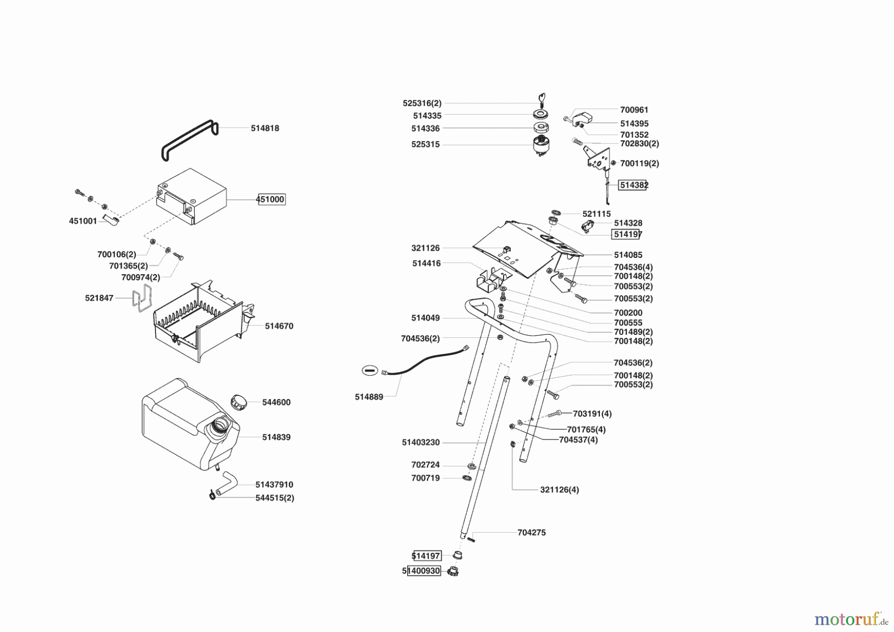  Powerline Gartentechnik Rasentraktor T18-102 HDS (AUSTRALIEN) 07/2005 - 10/2007 Seite 6