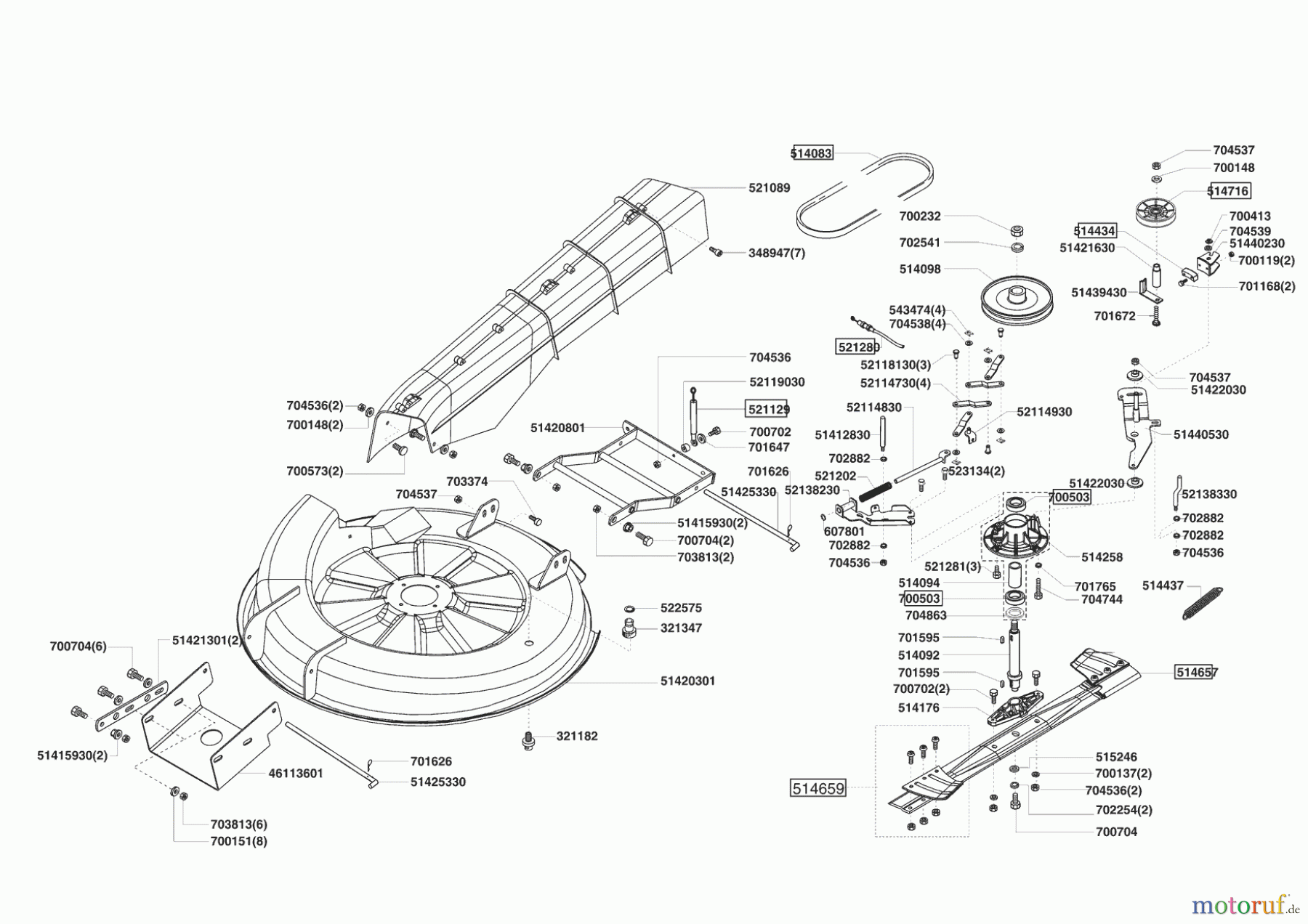 AL-KO Gartentechnik Rasentraktor T 850 08/2005 - 02/2006 Seite 5