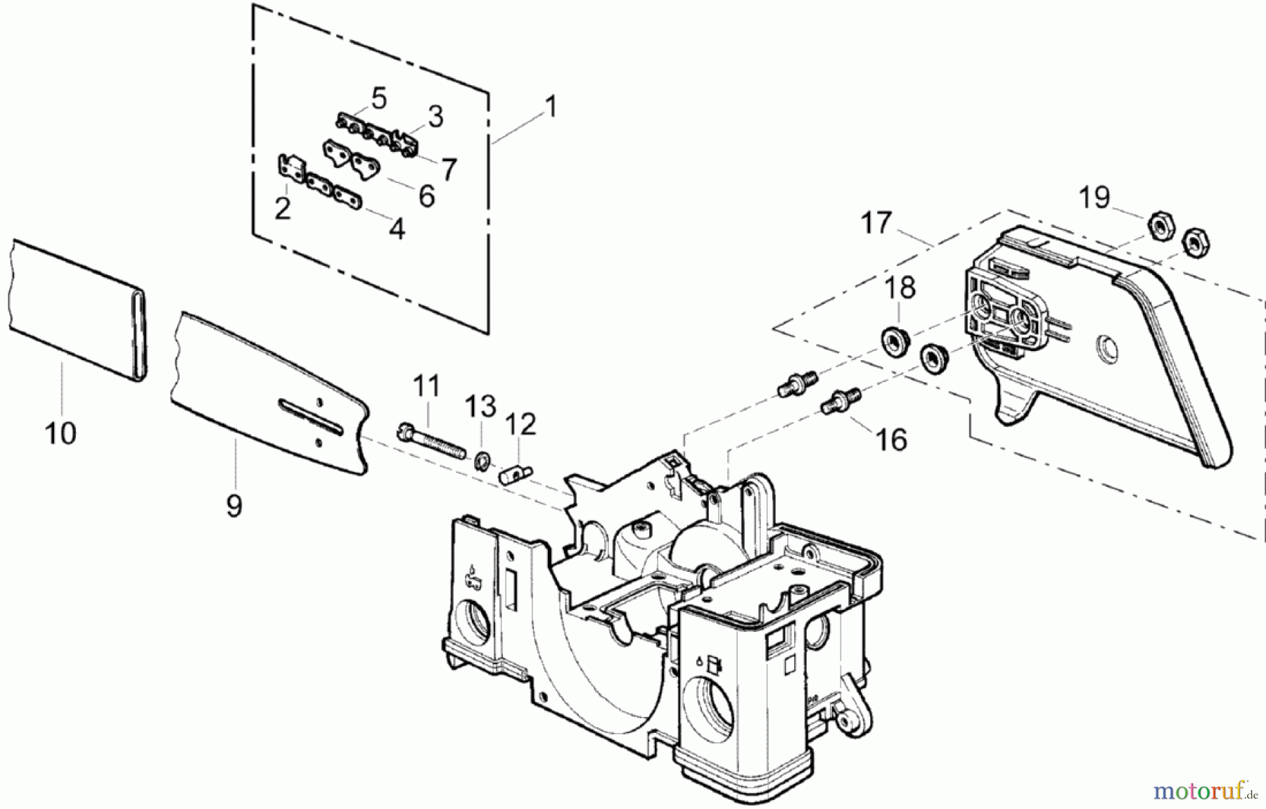  Solo by AL-KO Gartentechnik Kettensägen 635 / 635 ECO ET 092005 Druck 9 635 700 09/2005 [SN: ET 092005 Druck 9 635 700] - 02/2007 [SN: ET 122007 Druck 9 635 701] Seite 8