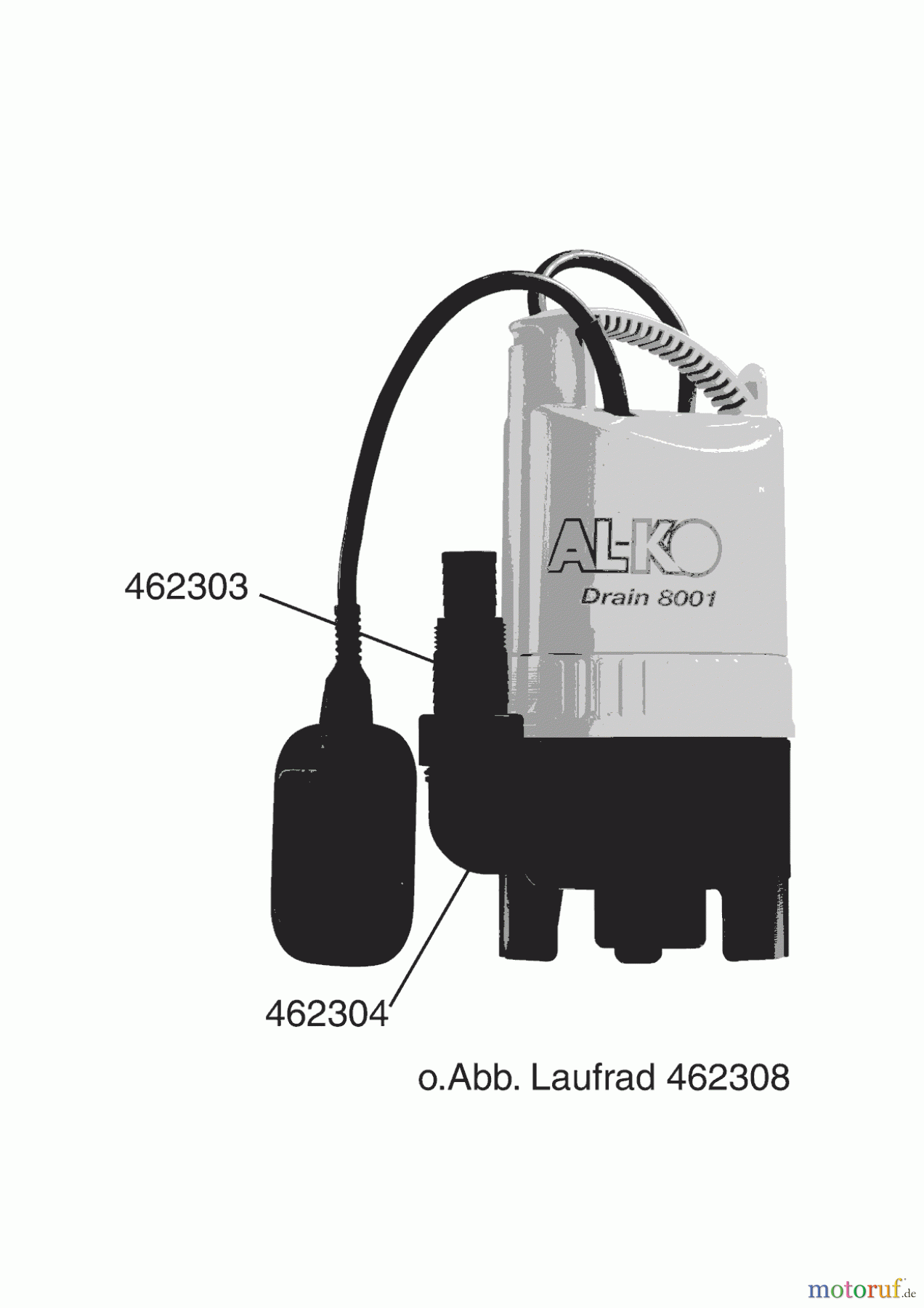 AL-KO Wassertechnik Schmutzwasserpumpen DRAIN 8001 10/2005 Seite 1