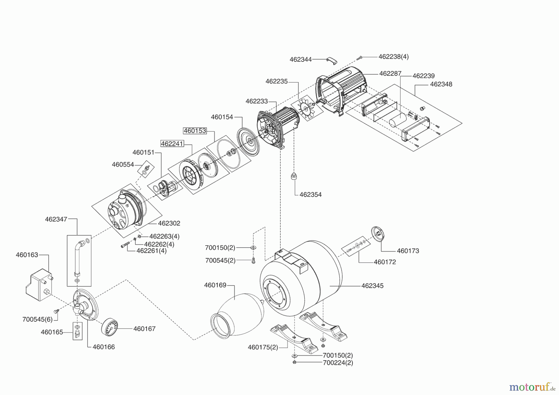  AL-KO Wassertechnik Hauswasserwerke HW 601 INOX 11/2005 - 11/2006 Seite 1