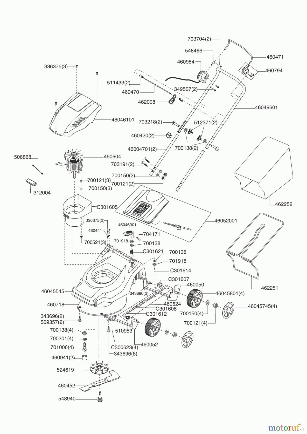  Migros Gartentechnik Elektrorasenmäher EH 42 Profi Line  11/2005 Seite 1