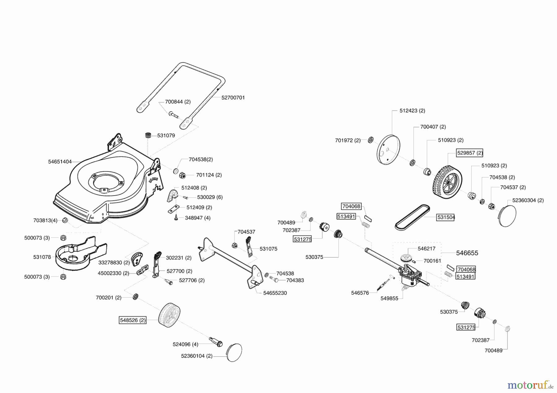  Ginge Gartentechnik Benzinrasenmäher RASAERO 461  11/2005 Seite 2