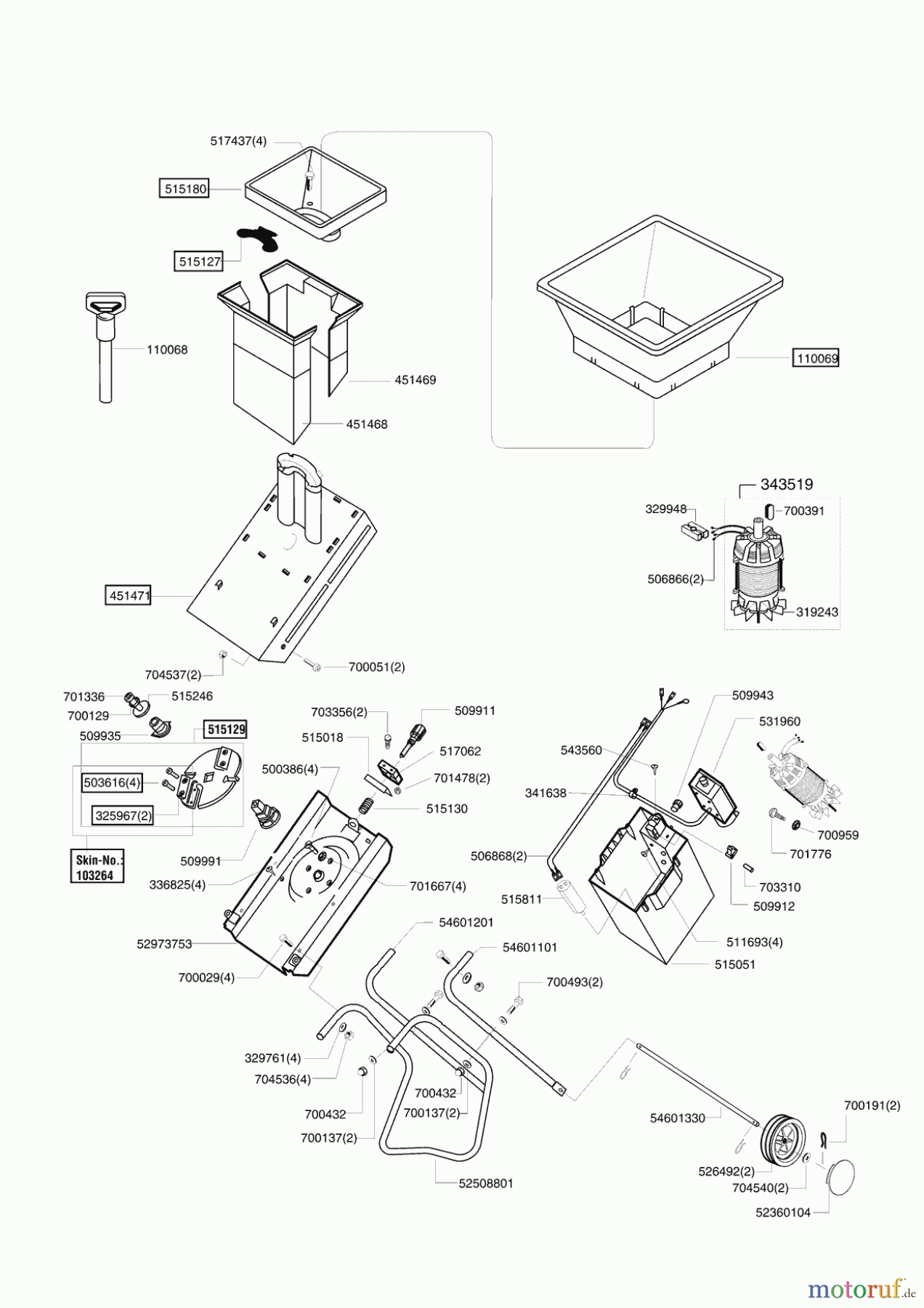 AL-KO Gartentechnik Gartenhäcksler VL 2500 RS 11/2005 - 09/2008 Seite 1