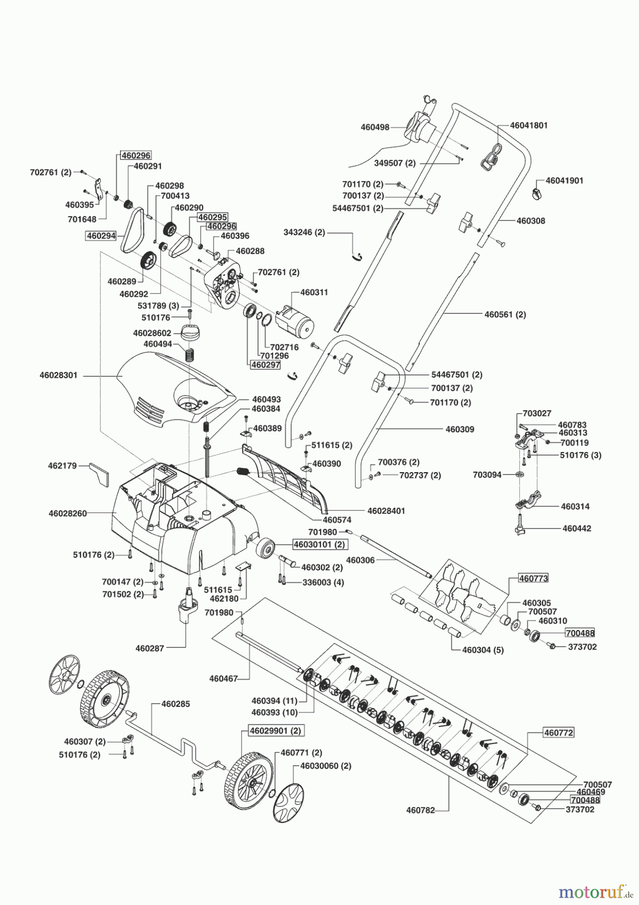 AL-KO Gartentechnik Vertikutierer CMI 1000 Seite 1