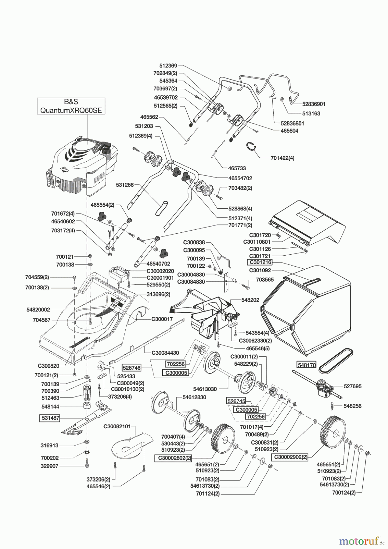 AL-KO Gartentechnik Benzinrasenmäher LTS 448 SA 12/2005 Seite 1