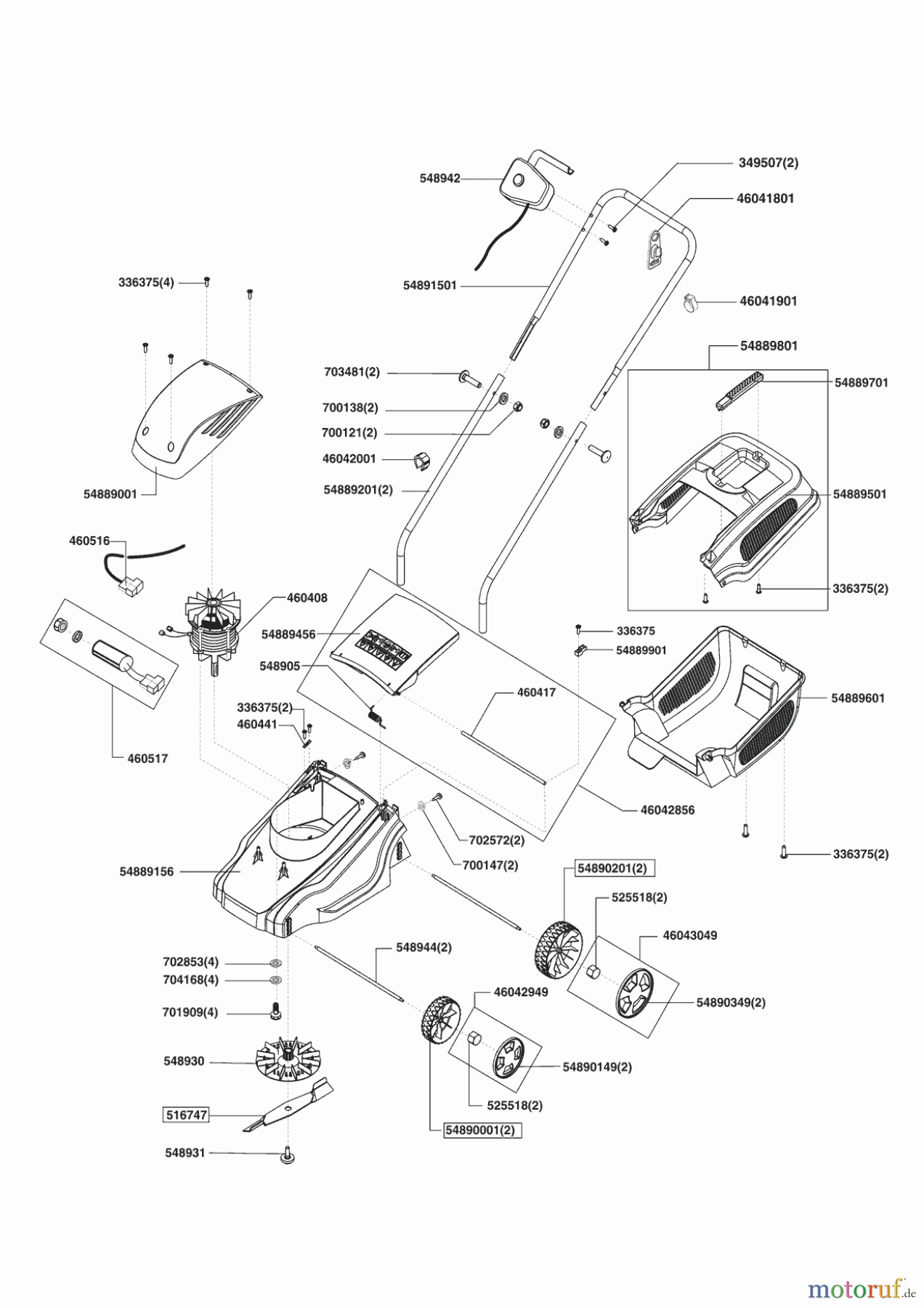 Jardi-Pro Gartentechnik Elektrorasenmäher 32 E Seite 1