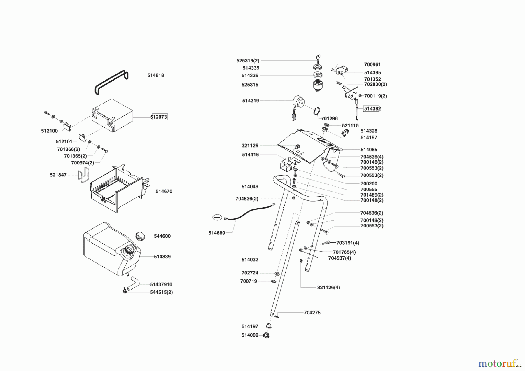 Concord Gartentechnik Rasentraktor T18-102 HDE ab 01/2006 Seite 6