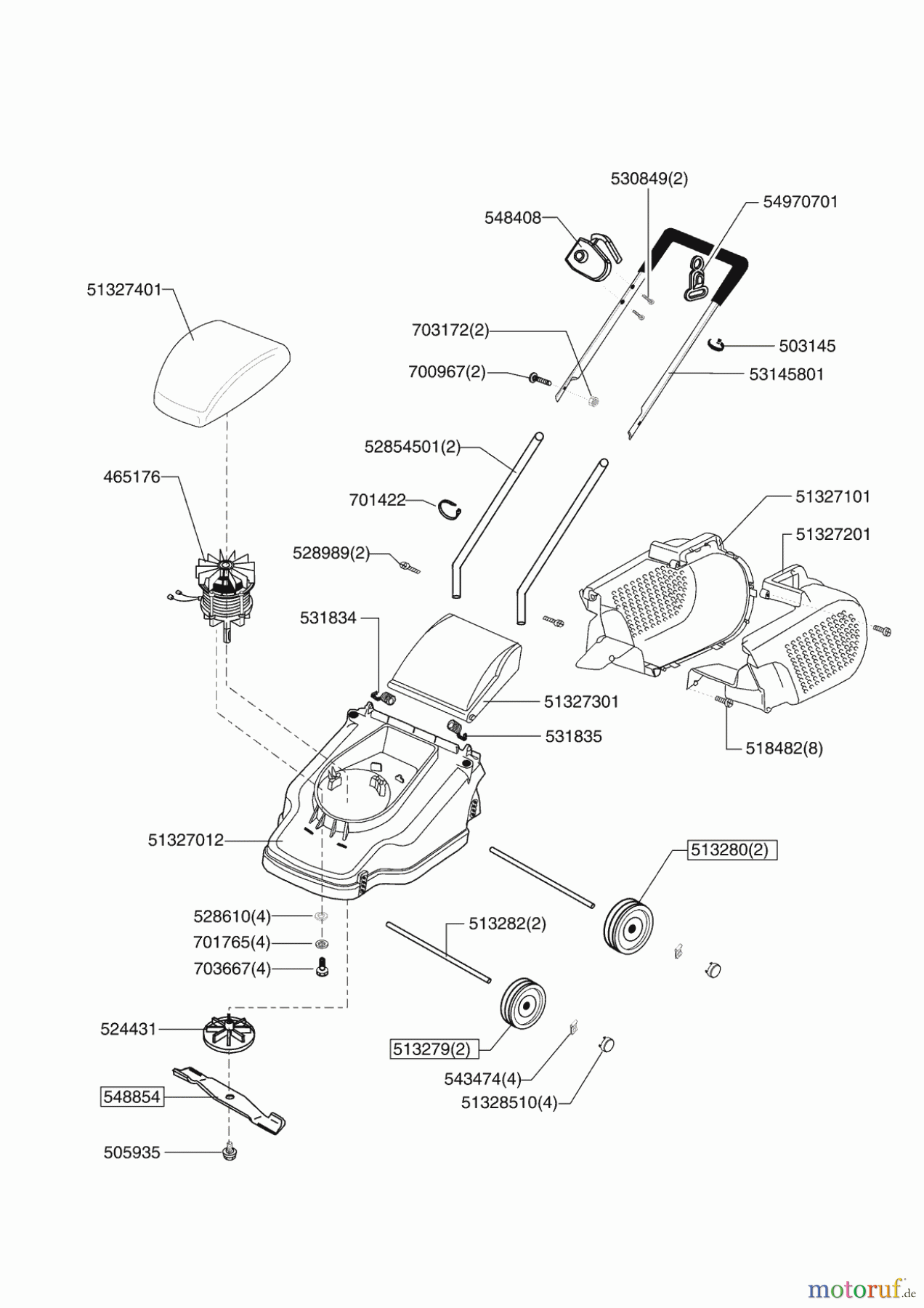 AL-KO Gartentechnik Elektrorasenmäher SELF 32E Seite 1