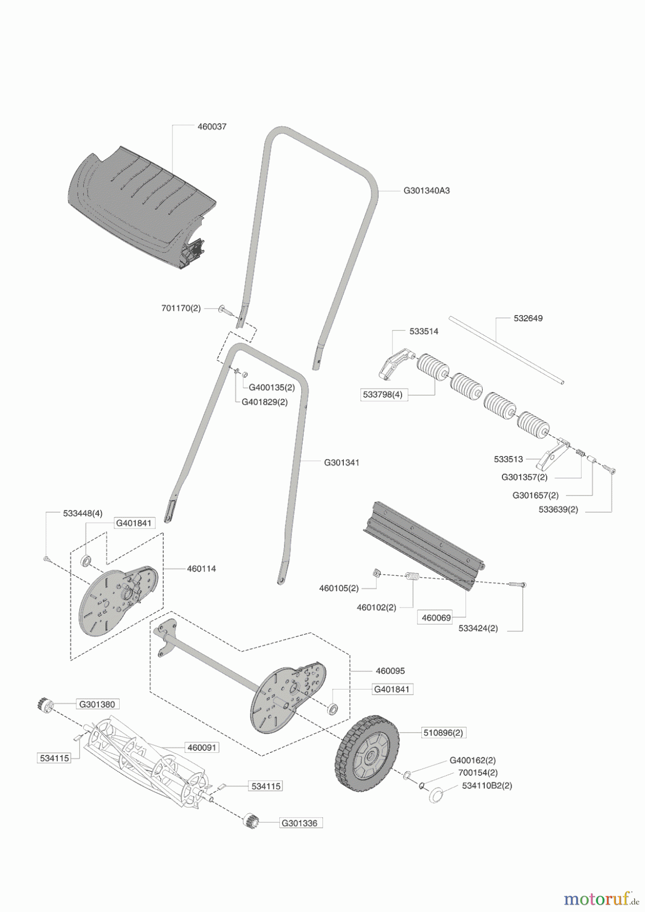 AL-KO Gartentechnik Handrasenmäher 38 Comfort ab 01/2006 Seite 1