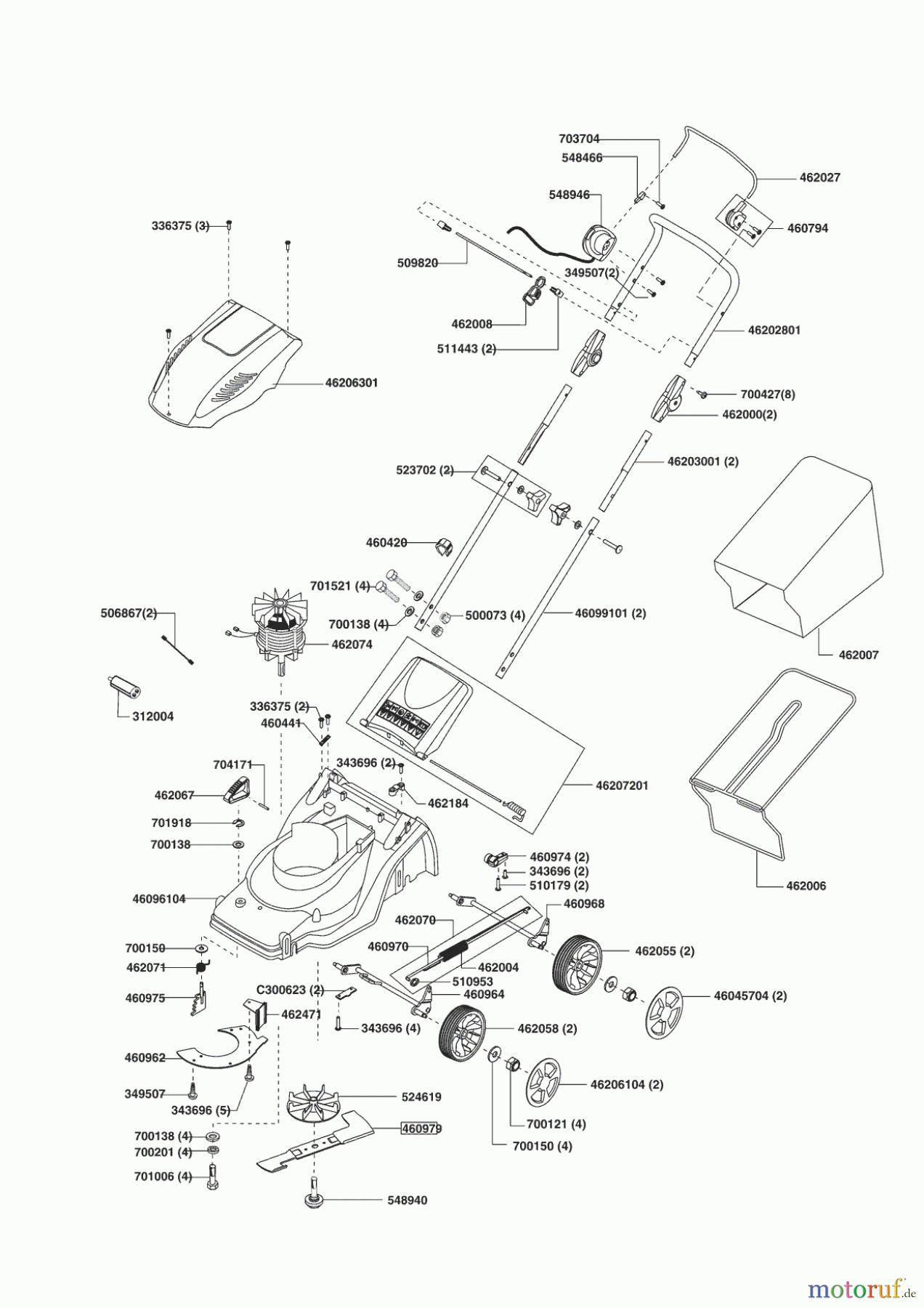AL-KO Gartentechnik Elektrorasenmäher Comfort 340 E Seite 1