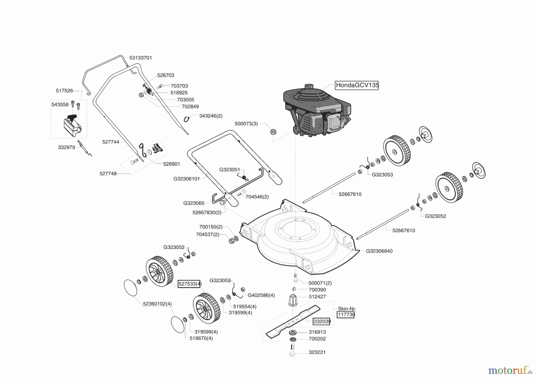 Euro Line Gartentechnik Mulchmäher BIO 4600 Seite 1