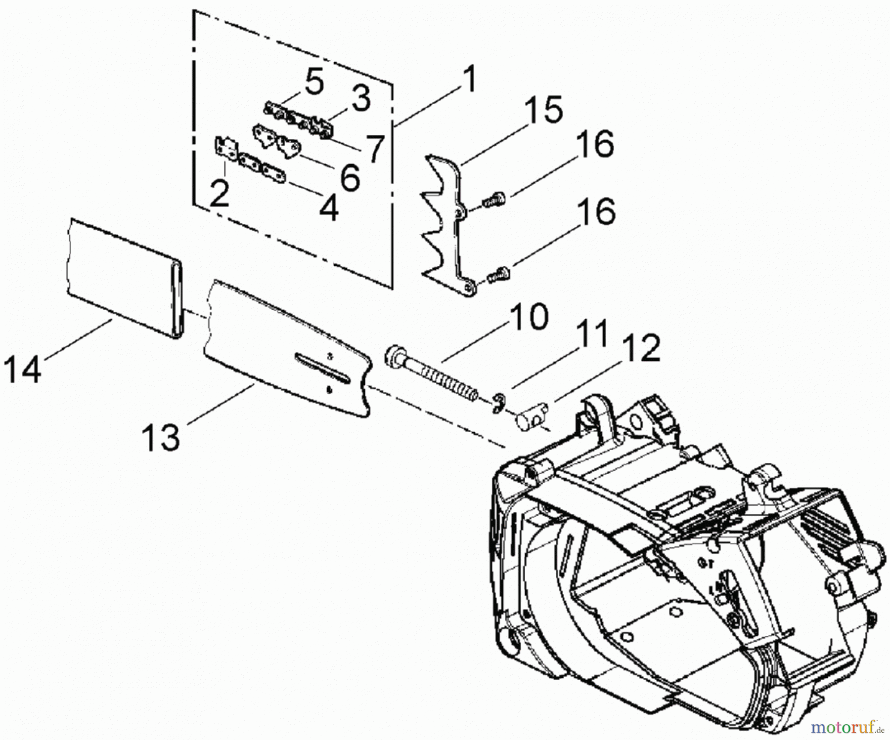 Solo by AL-KO Gartentechnik Kettensägen 633 S.Nr. 20903;  22006 Druck 9 633 702 ab 02/2006 [SN: S.Nr. 20903;  22006 Druck 9 633 702] Seite 7