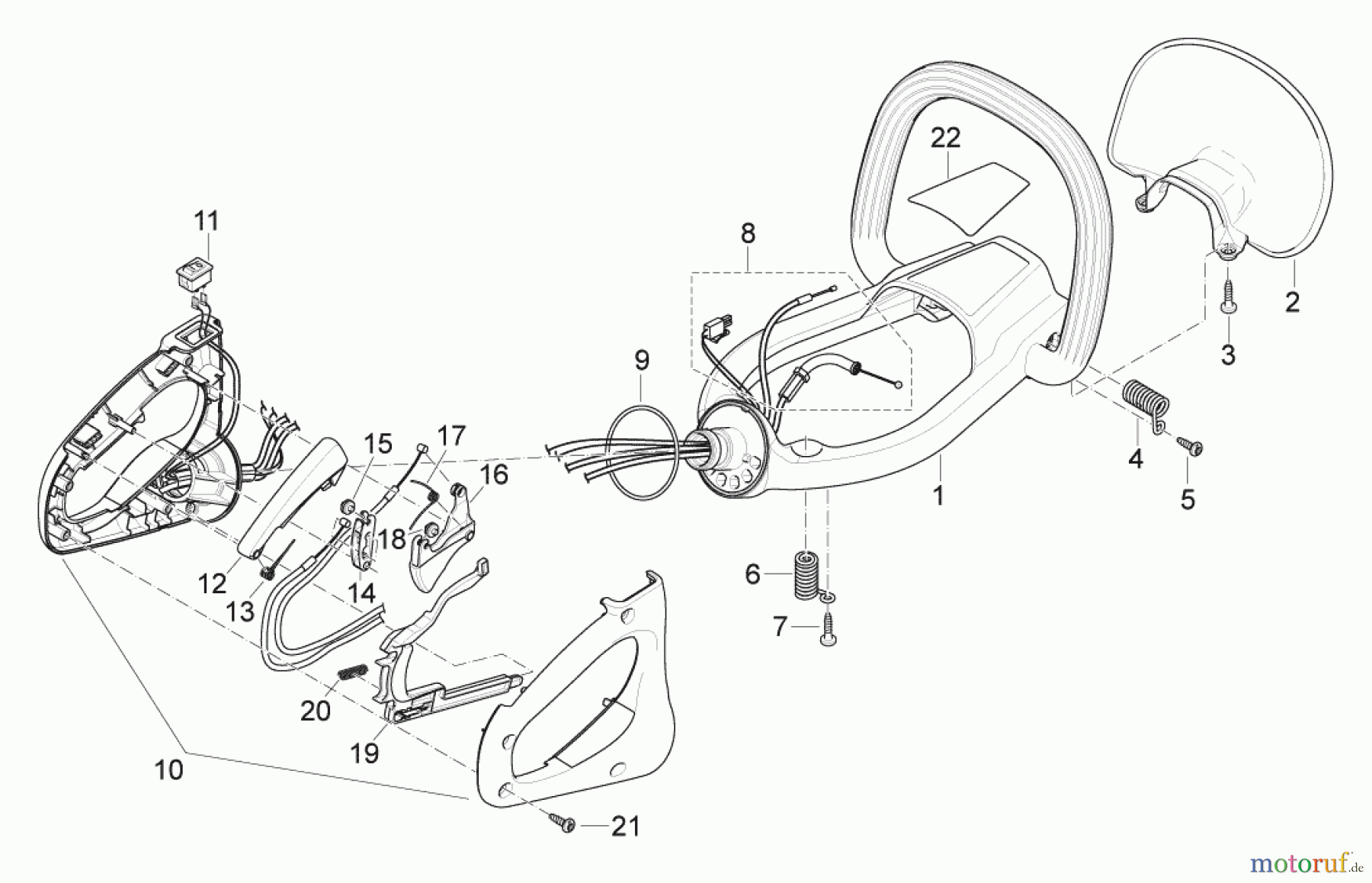  Solo by AL-KO Gartentechnik Heckenschere 160 ET 122006 Druck 9 160 701 02/2006 [SN: ET 122006 Druck 9 160 701] - 02/2007 [SN: S.Nr. 1451;  022007 Druck 9 160 702] Seite 6