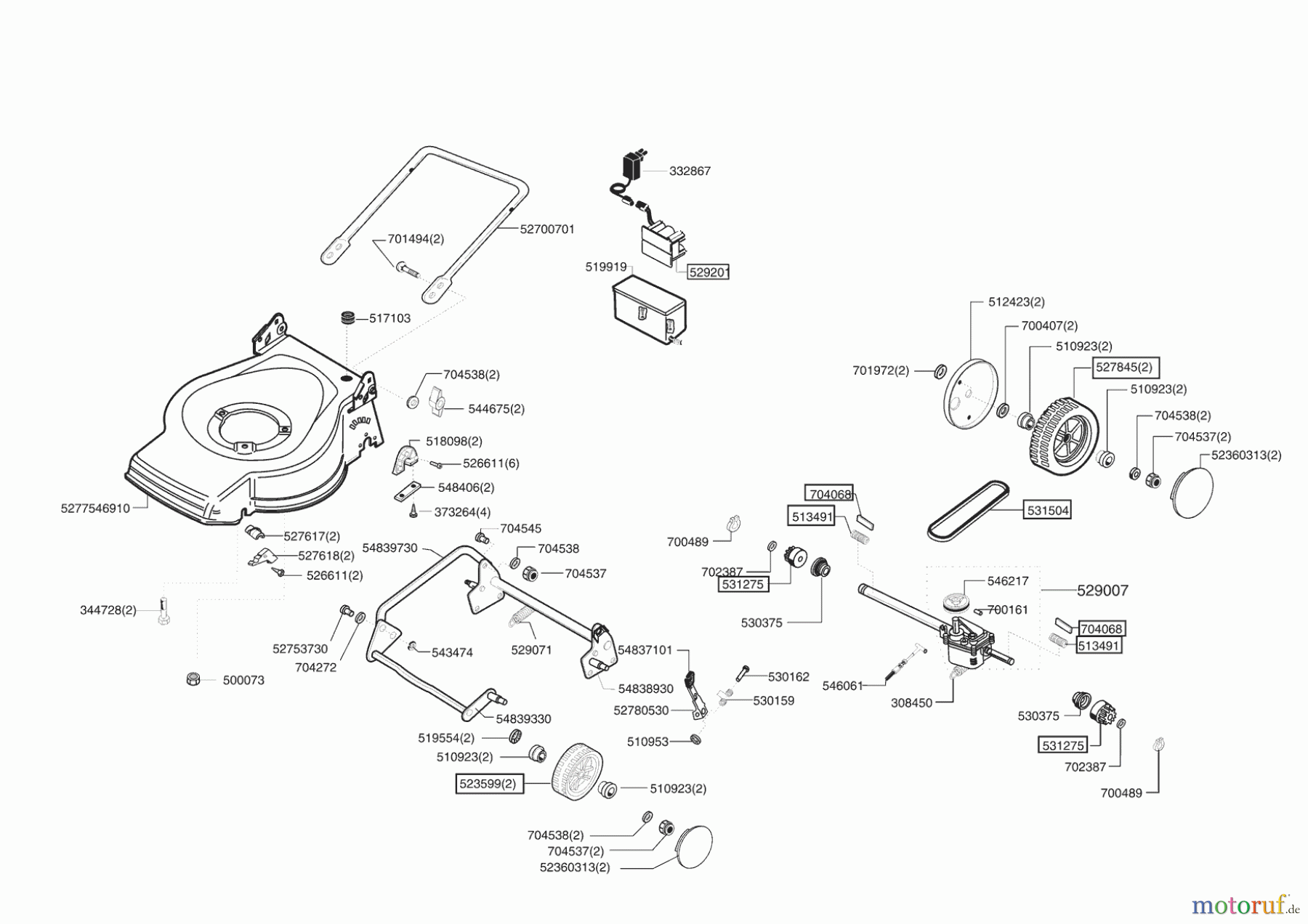  Mr. Gardener Gartentechnik Benzinrasenmäher 4547 TE 03/2006 - 10/2006 Seite 2