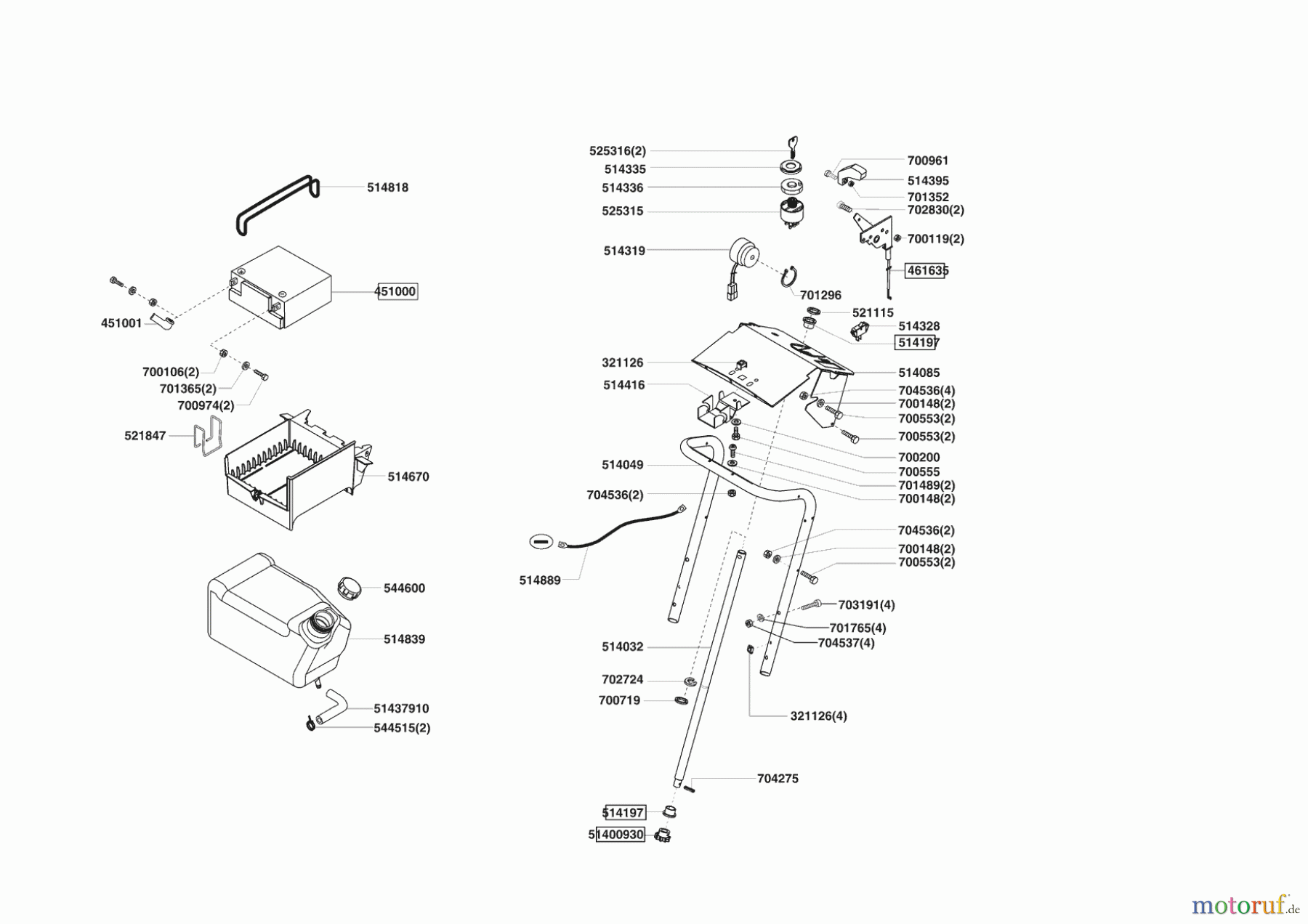 Powerline Gartentechnik Rasentraktor LIMITED T15 HDE-K 03/2006 Seite 6