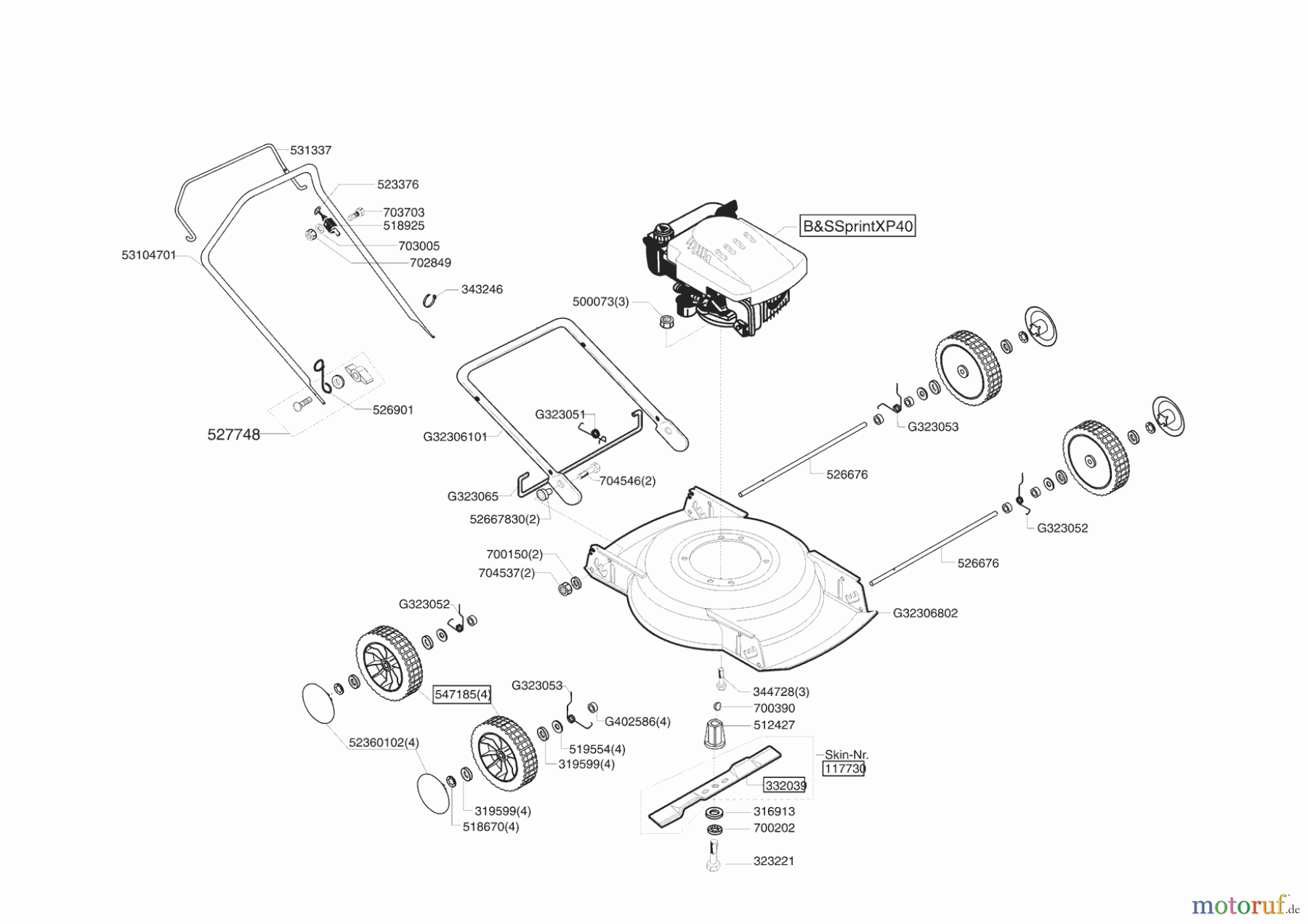 AL-KO Gartentechnik Mulchmäher Classic Bio 46 B Seite 1