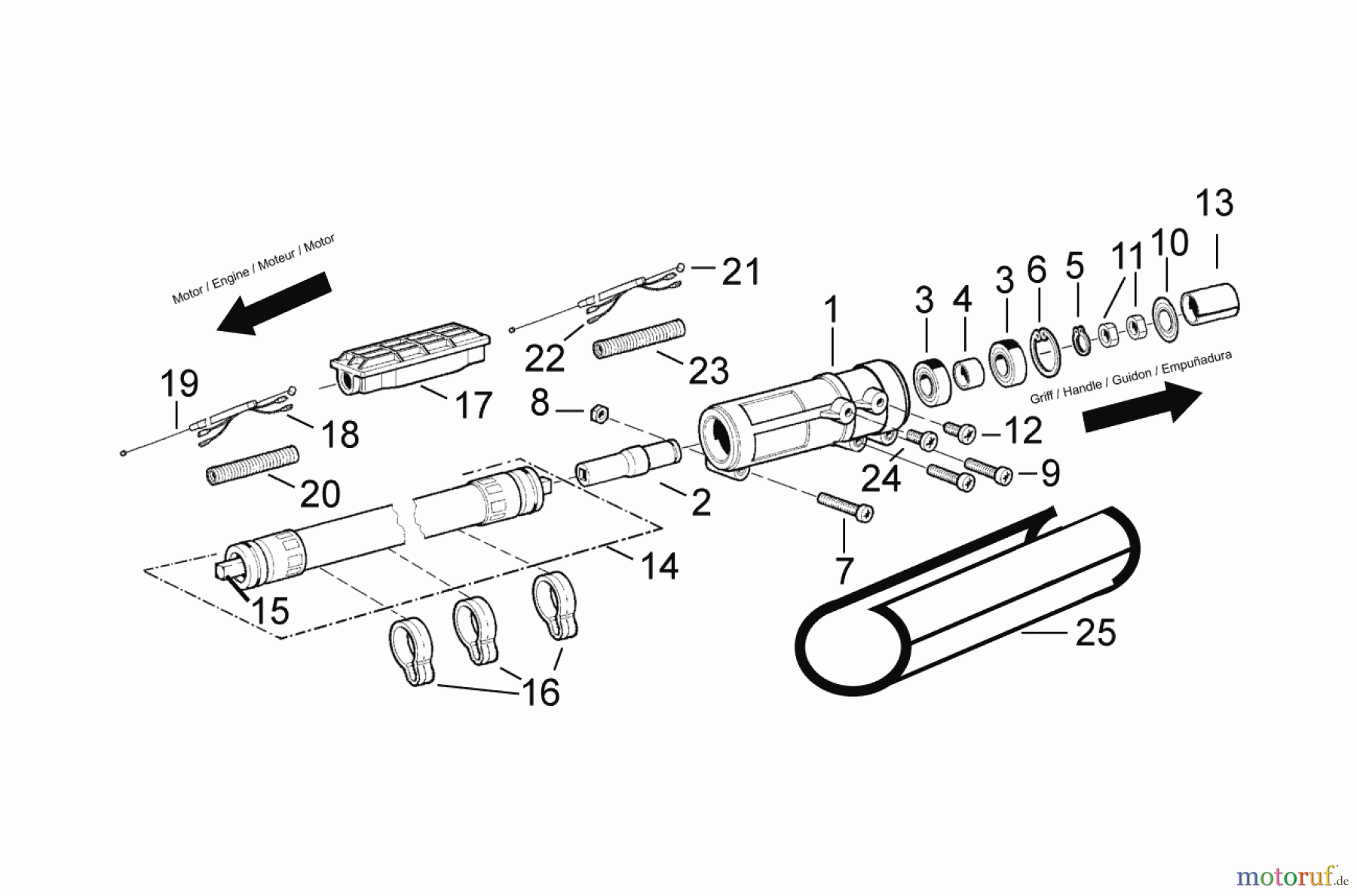  Solo by AL-KO Gartentechnik Motorsensen 155 ET 062006 Druck 9 155 700 06/2006 [SN: ET 062006 Druck 9 155 700] Seite 8