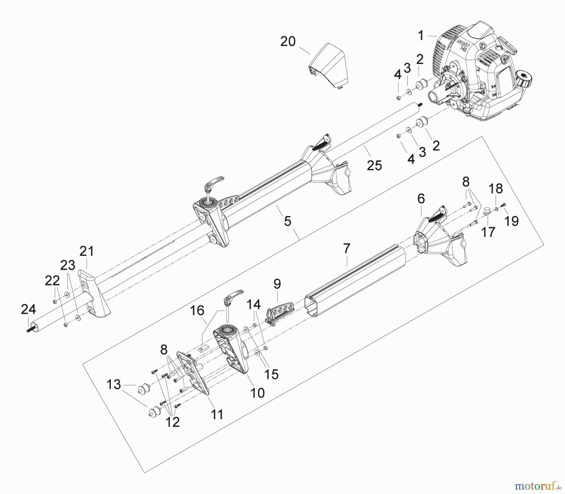  Solo by AL-KO Gartentechnik Motorsensen 142 ET 062006 Druck 9 142 701 06/2006 [SN: ET 062006 Druck 9 142 701] - 08/2006 [SN: Neuer Schutz 082006 Druck 9 142 702] Seite 6