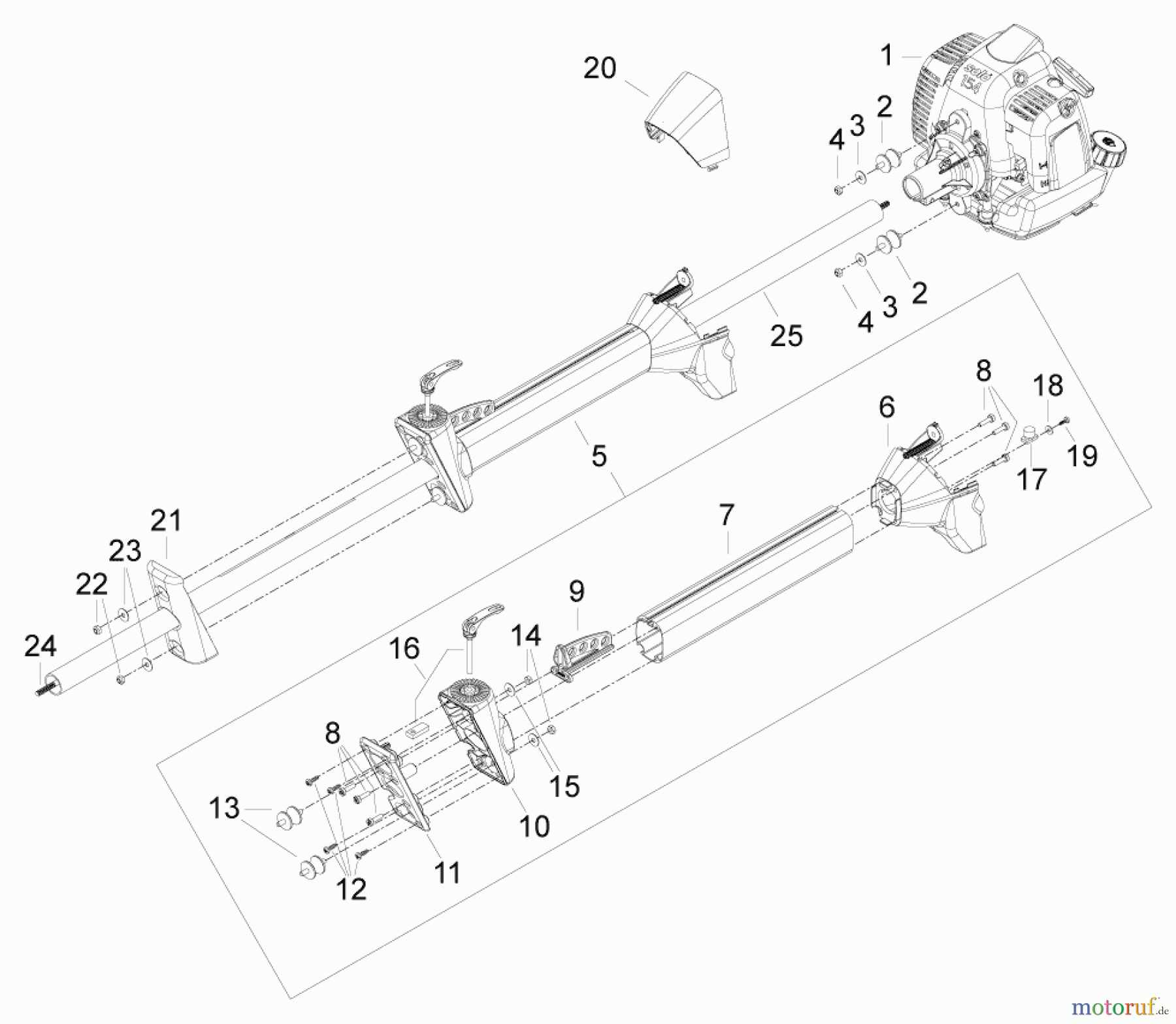  Solo by AL-KO Gartentechnik Motorsensen 154 ET 062006 Druck 9 154 700 06/2006 [SN: ET 062006 Druck 9 154 700] - 08/2006 [SN: Neuer Schutz 082006 Druck 9 154 701] Seite 6