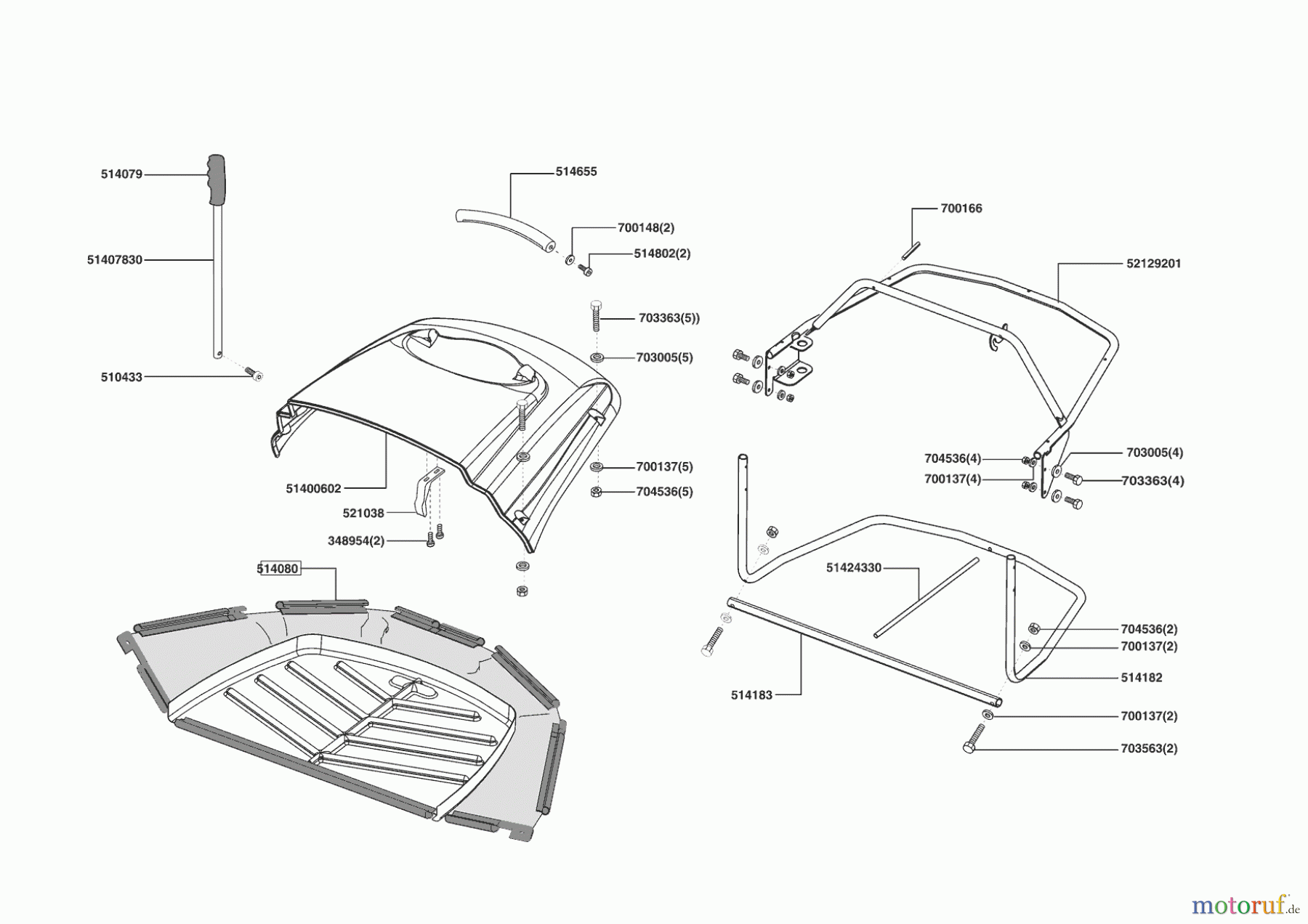 Powerline Gartentechnik Rasentraktor T 13-92 SP 08/2006 - 10/2007 Seite 7