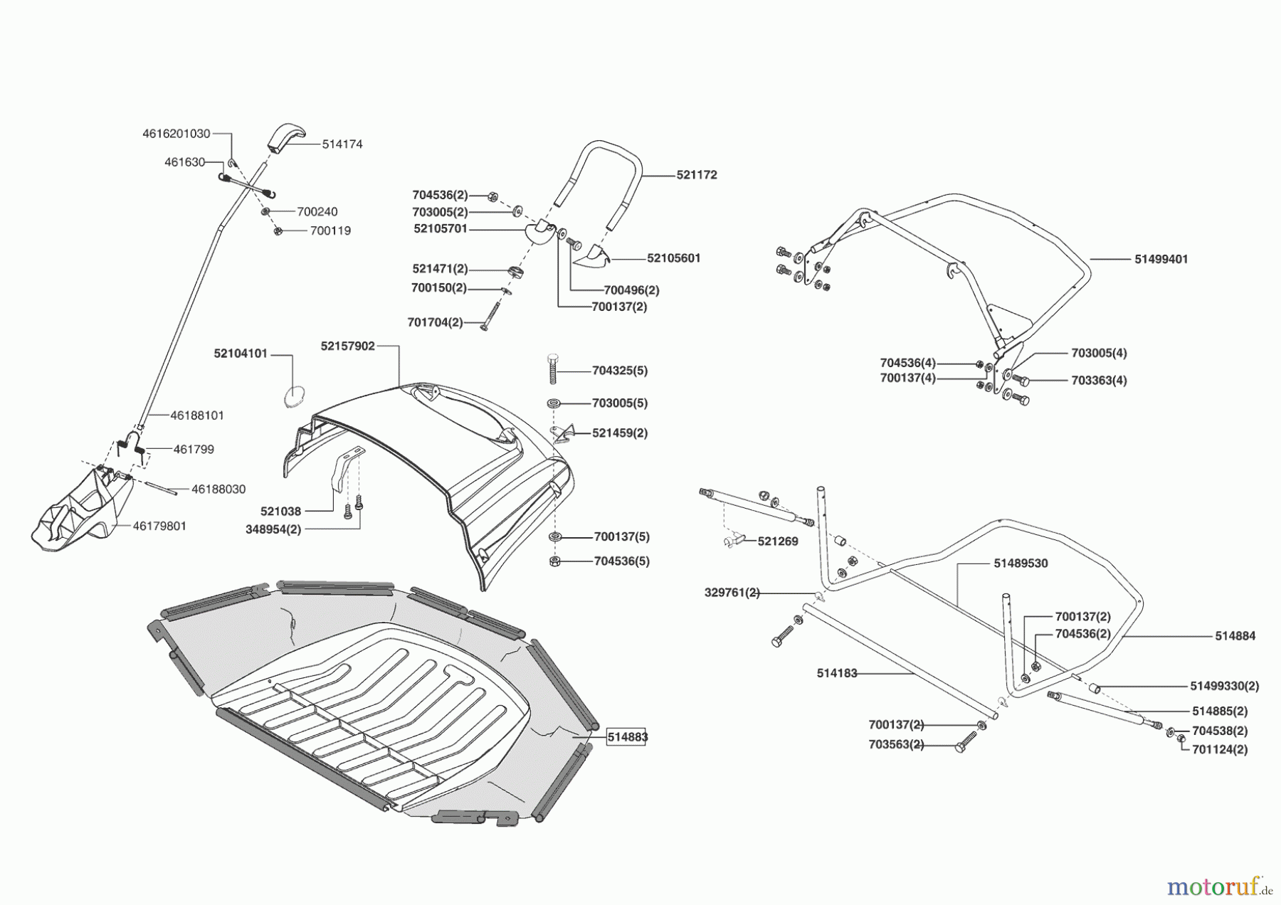  Powerline Gartentechnik Rasentraktor T 15-92 HD 08/2006 - 10/2007 Seite 7