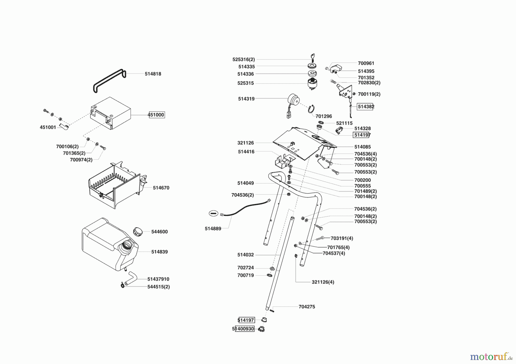 Powerline Gartentechnik Rasentraktor T 15-102 HD 08/2006 - 08/2007 Seite 6