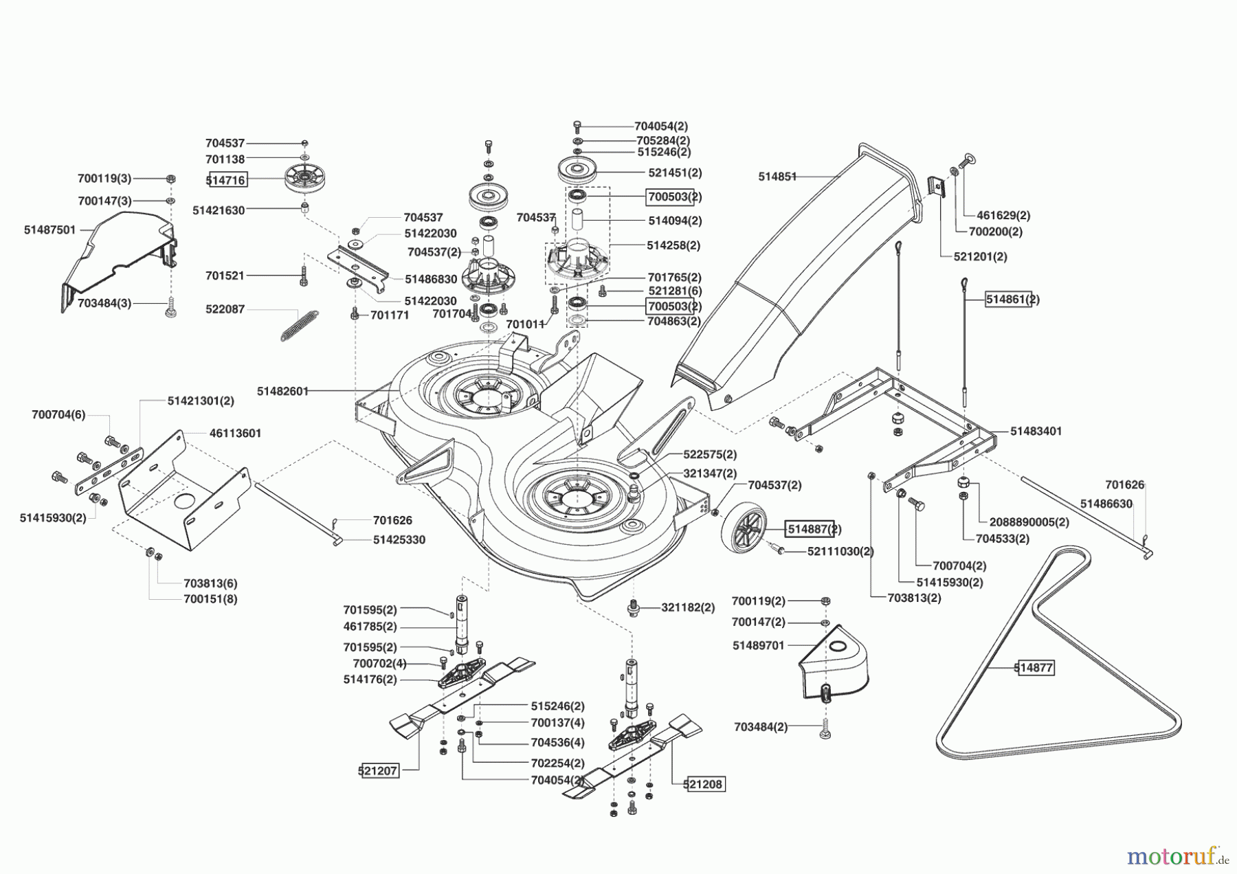 Powerline Gartentechnik Rasentraktor T 18-102 HDE 09/2006 - 10/2007 Seite 5