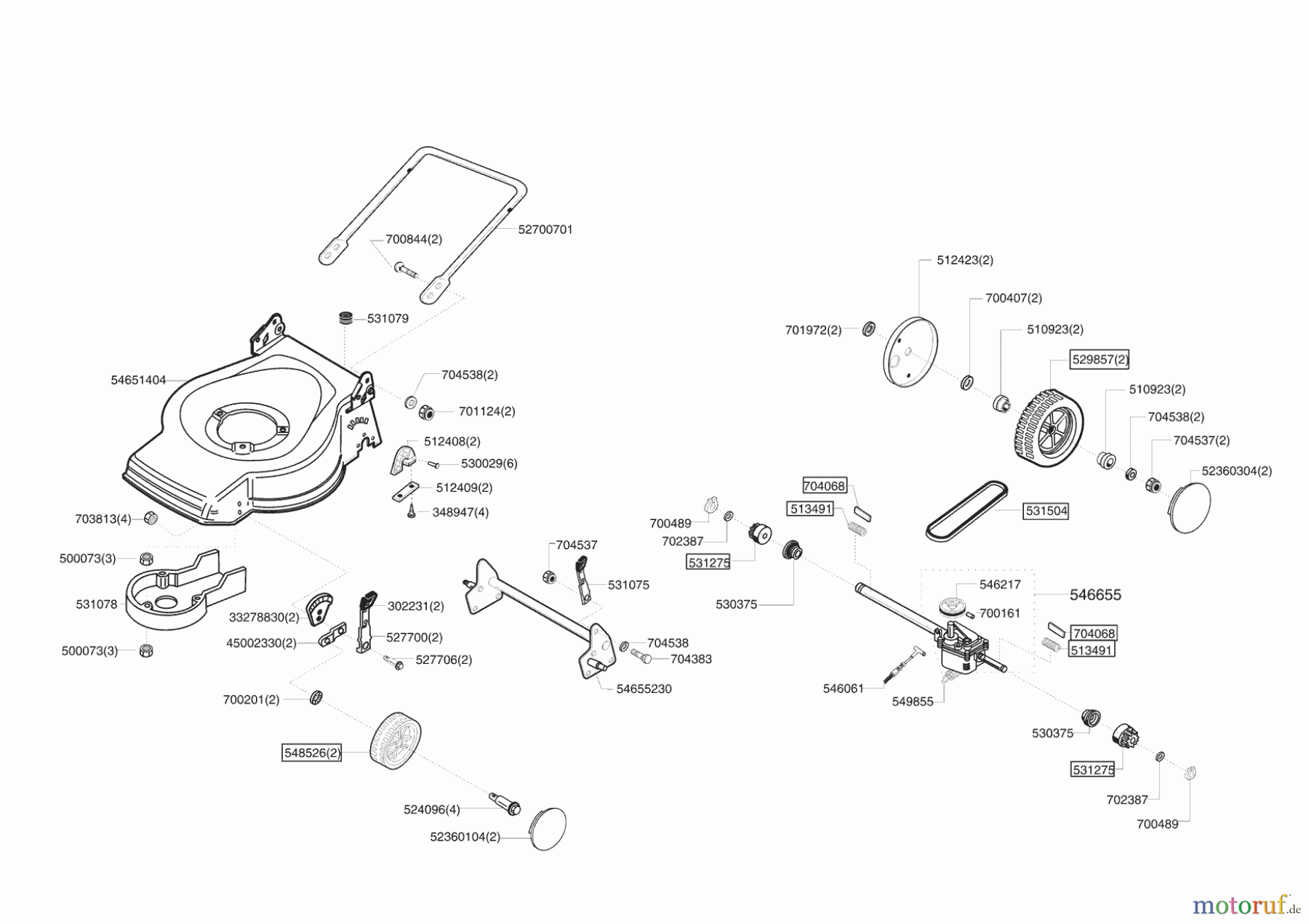 AL-KO Gartentechnik Benzinrasenmäher CLASSIC 46 BR ab 10/2006 Seite 2