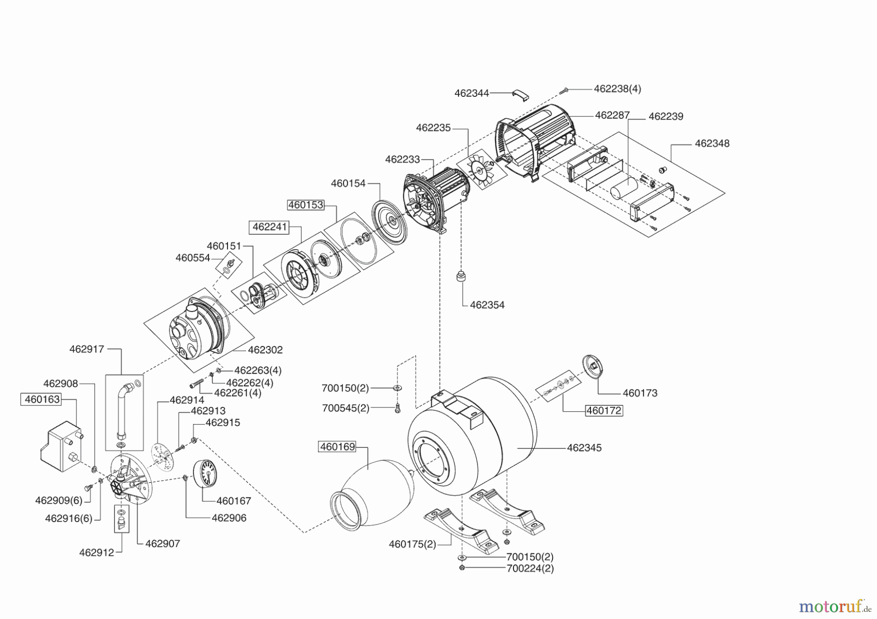 AL-KO Wassertechnik Hauswasserwerke HW 601 INOX ab 11/2006 Seite 1