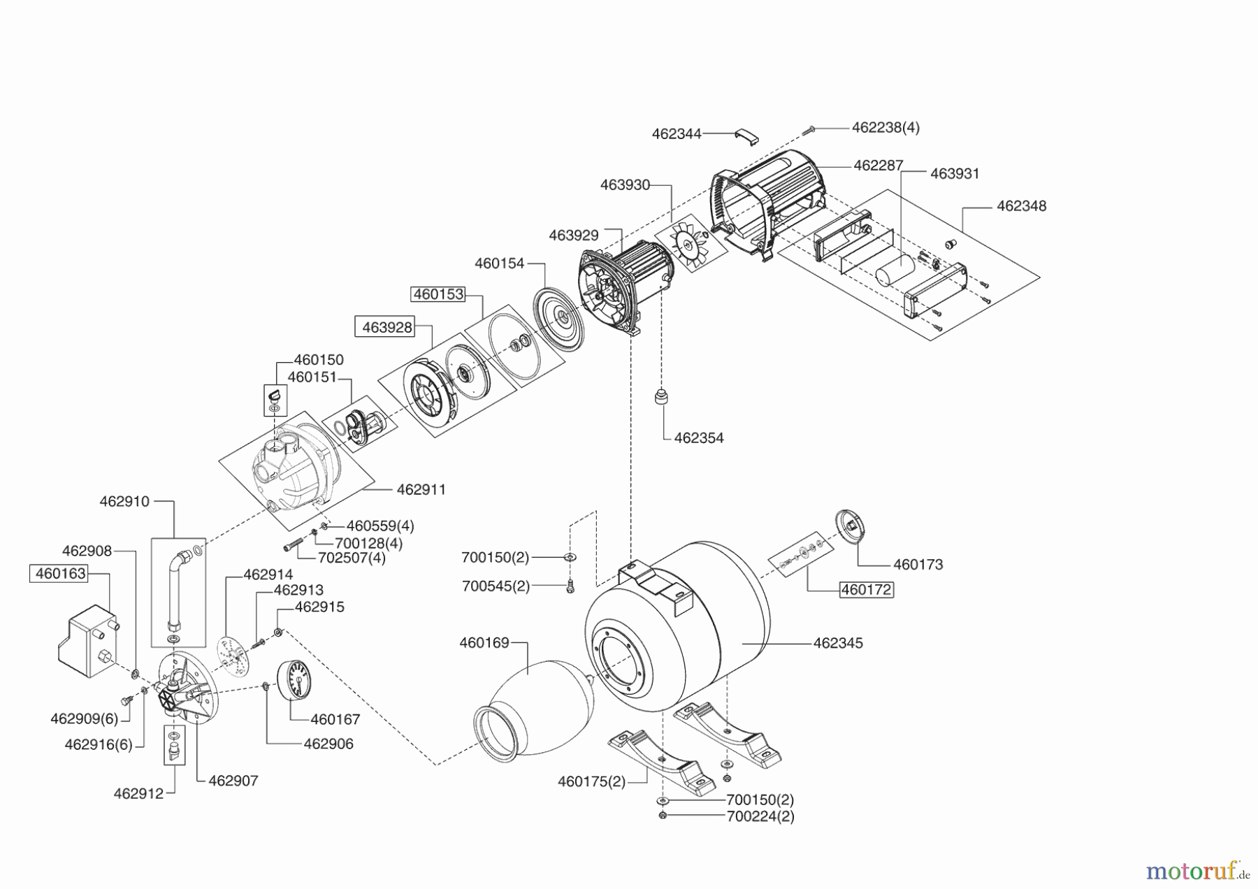 AL-KO Wassertechnik Hauswasserwerke HW 802 11/2006 - 03/2008 Seite 1