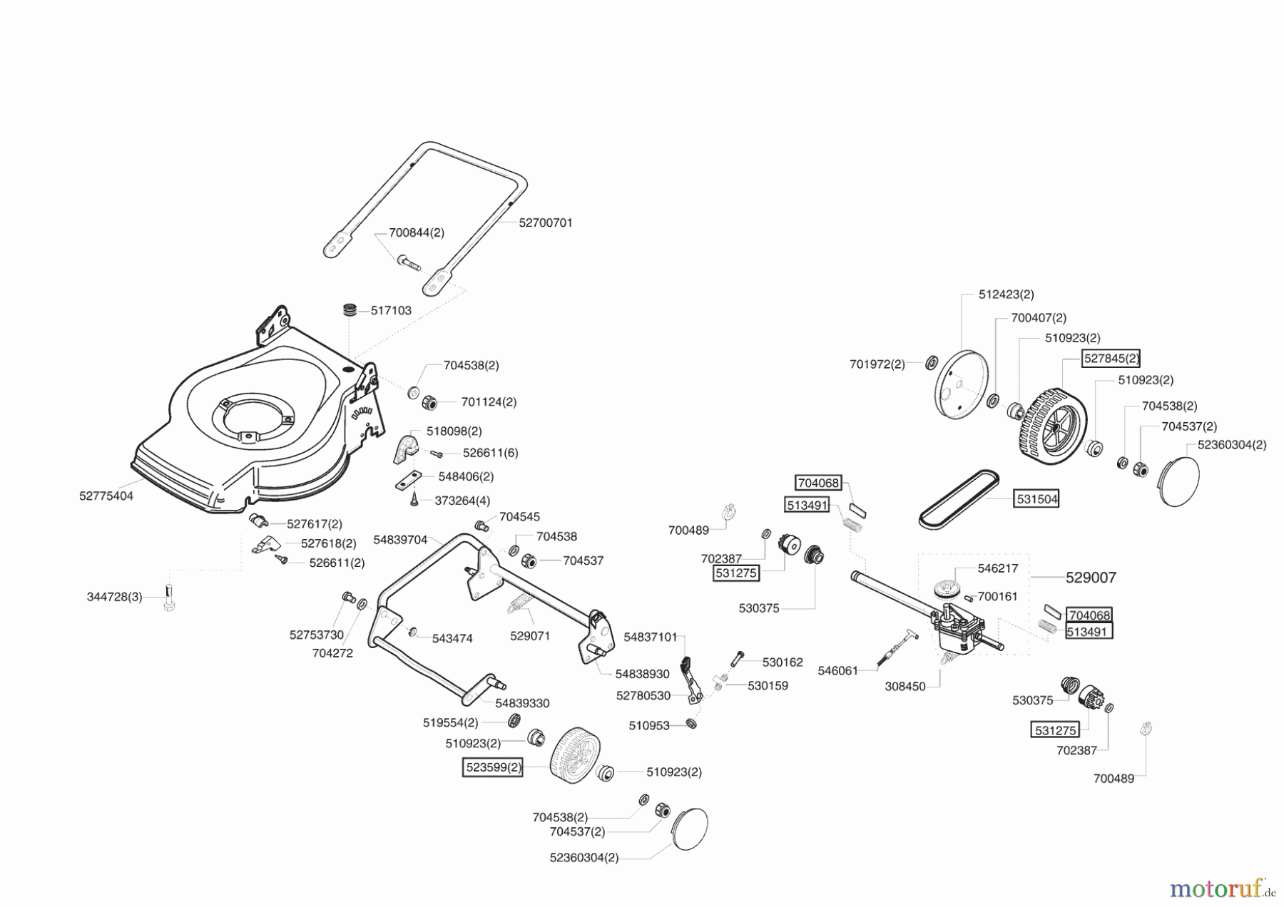 AL-KO Gartentechnik Benzinrasenmäher Plus 3 R 11/2006 - 08/2007 Seite 2