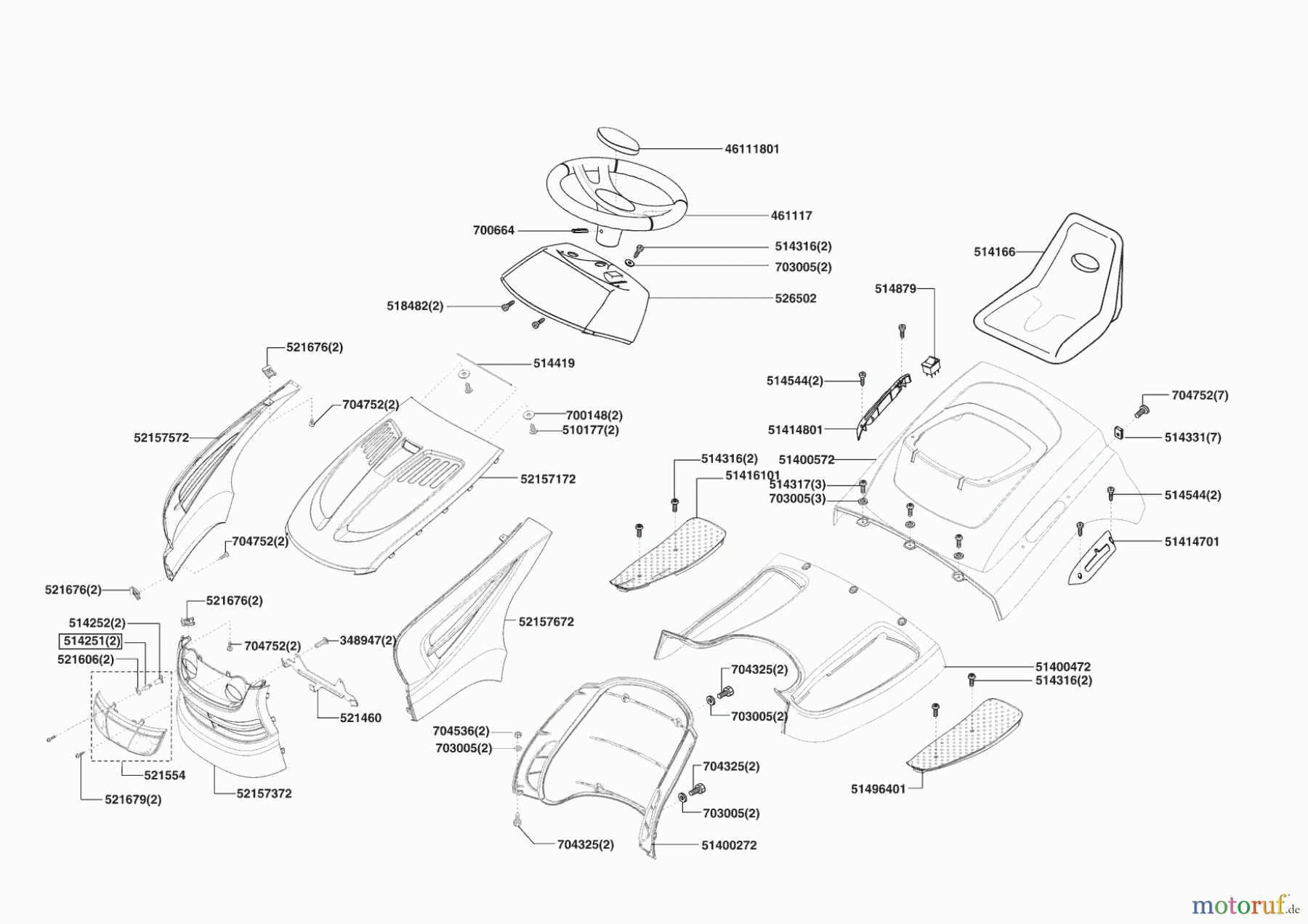 Concord Gartentechnik Rasentraktor T18-102 HD MASPORT 11/2006 - 10/2007 Seite 1