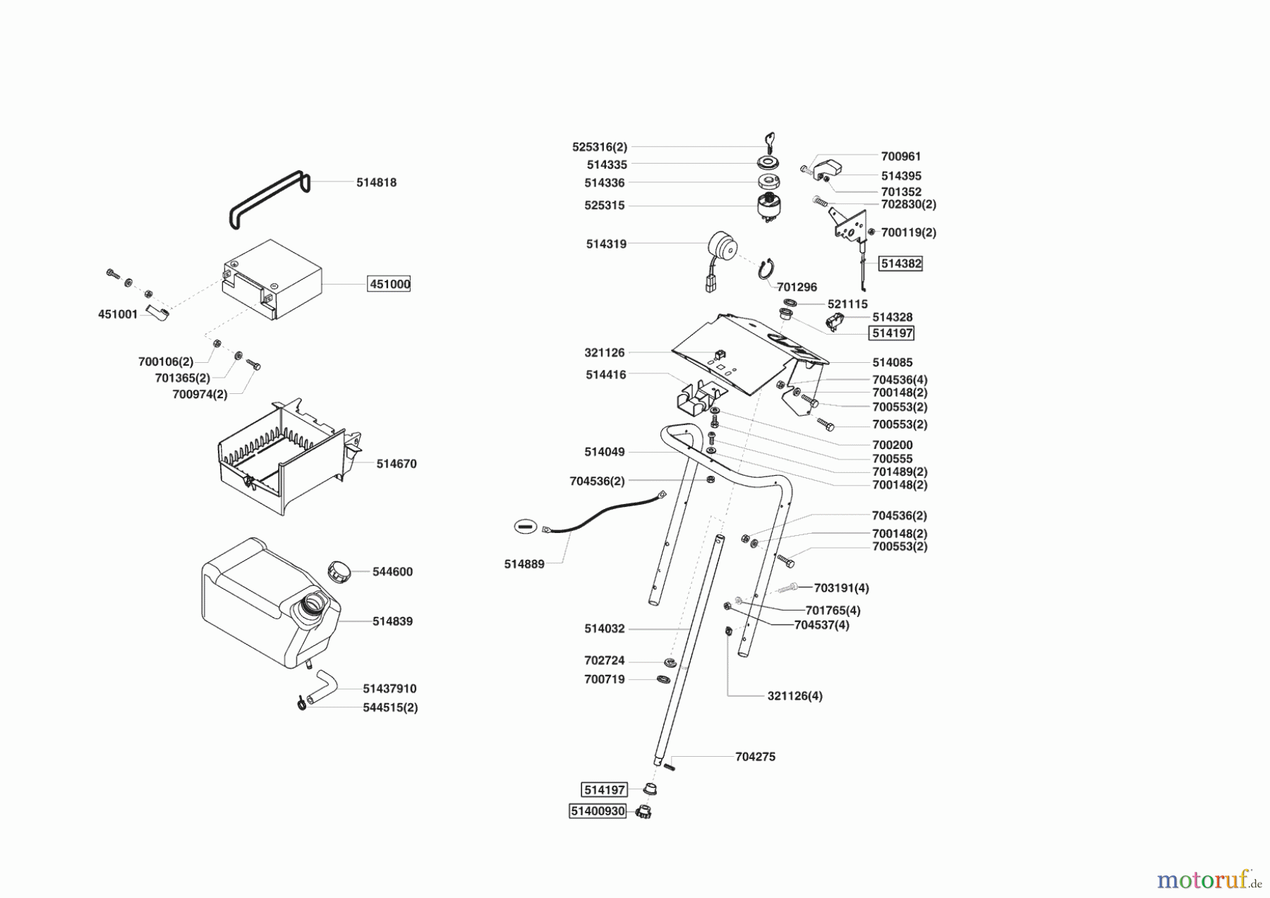  Concord Gartentechnik Rasentraktor T18-102 HD MASPORT 11/2006 - 10/2007 Seite 6